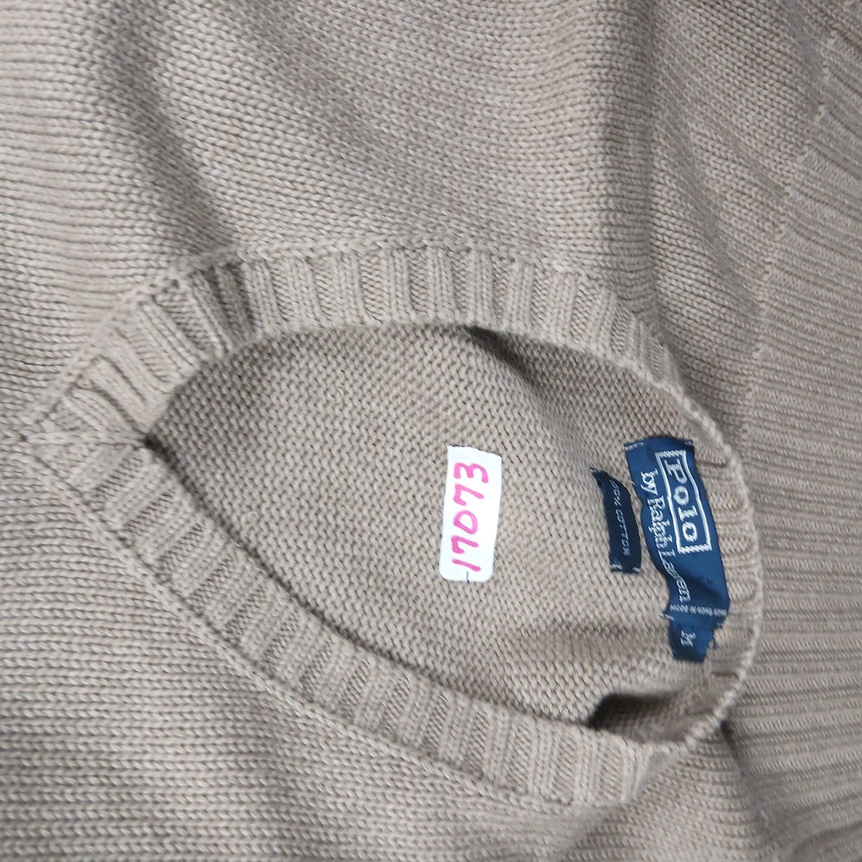 Polo Ralph Lauren Polo Ralph Lauren Sweater Vest Mens Medium Brown Vest Knit Cotton V-Neck Pockets Logo All Seasons Casual Golf Authentic Mens Size US M / EU 48-50 / 2 - 7 Thumbnail