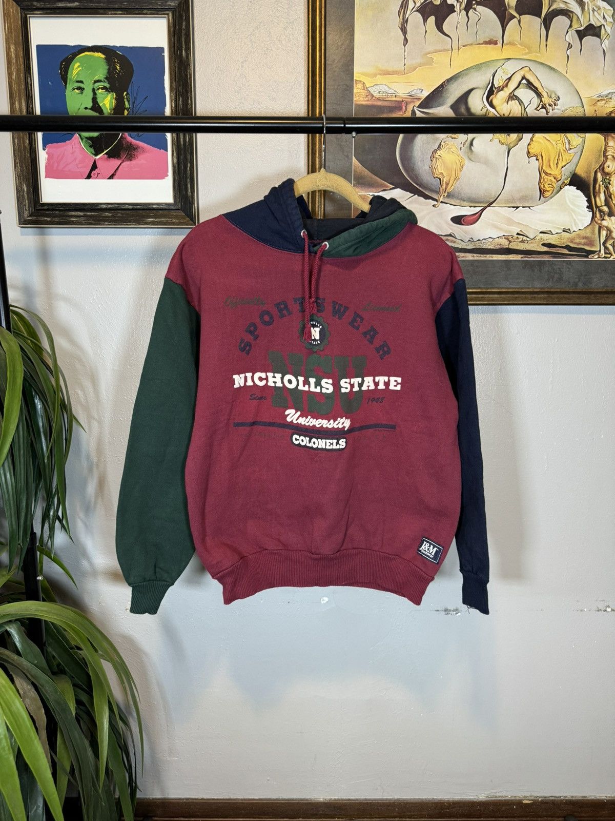 Vintage Vintage Nicholls State University Hoodie Size US L / EU 52-54 / 3 - 1 Thumbnail