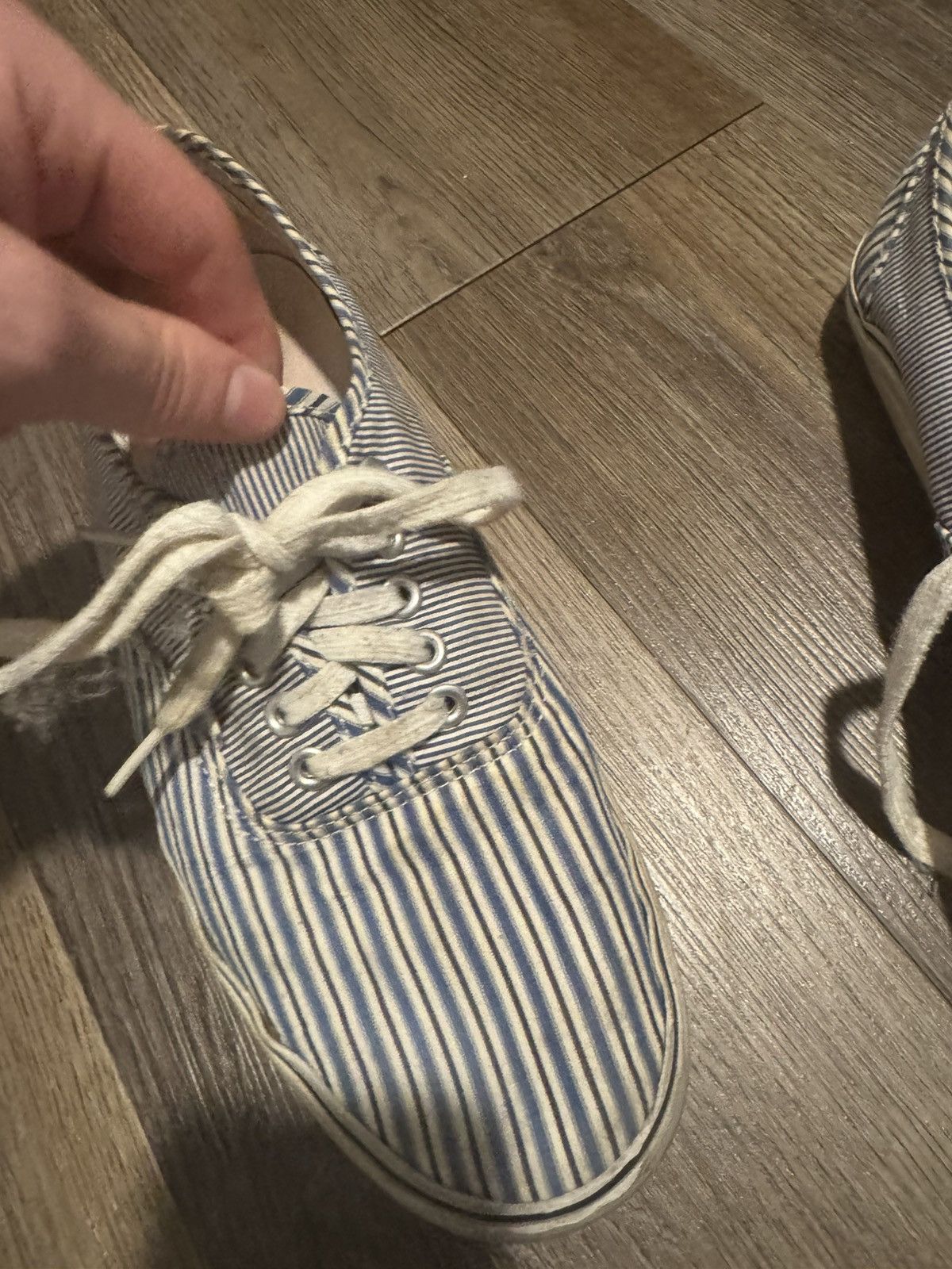 Comme des Garcons Supreme x Comme des Garcons x Authentic Pro ‘Pinstripe’ Size US 10.5 / EU 43-44 - 5 Thumbnail