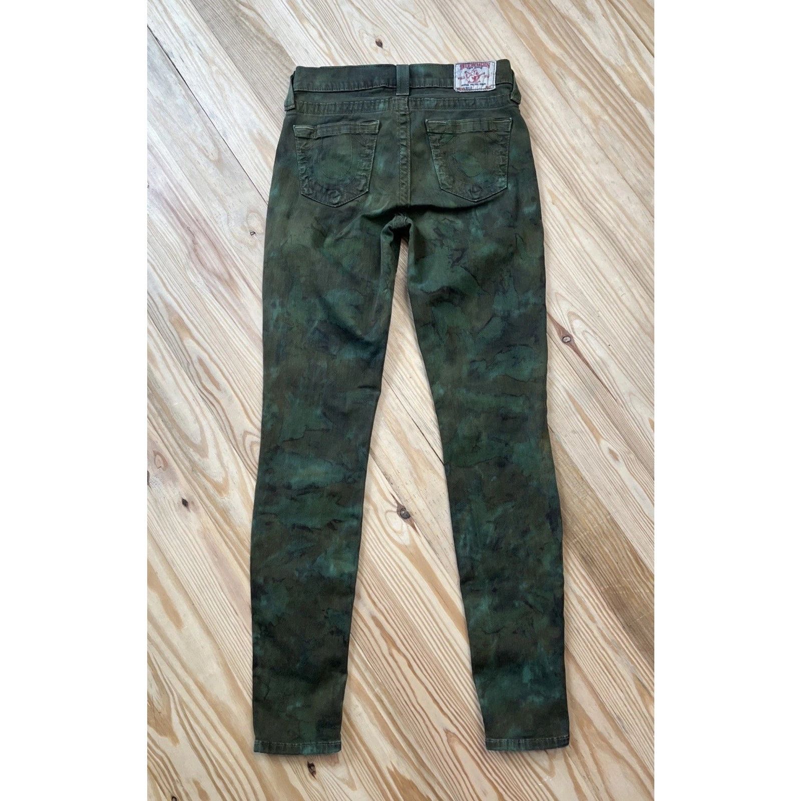 True Religion TRUE RELIGION Camouflage Women's 27 Jeans Faded Made In USA Size 27" / US 4 / IT 40 - 2 Thumbnail