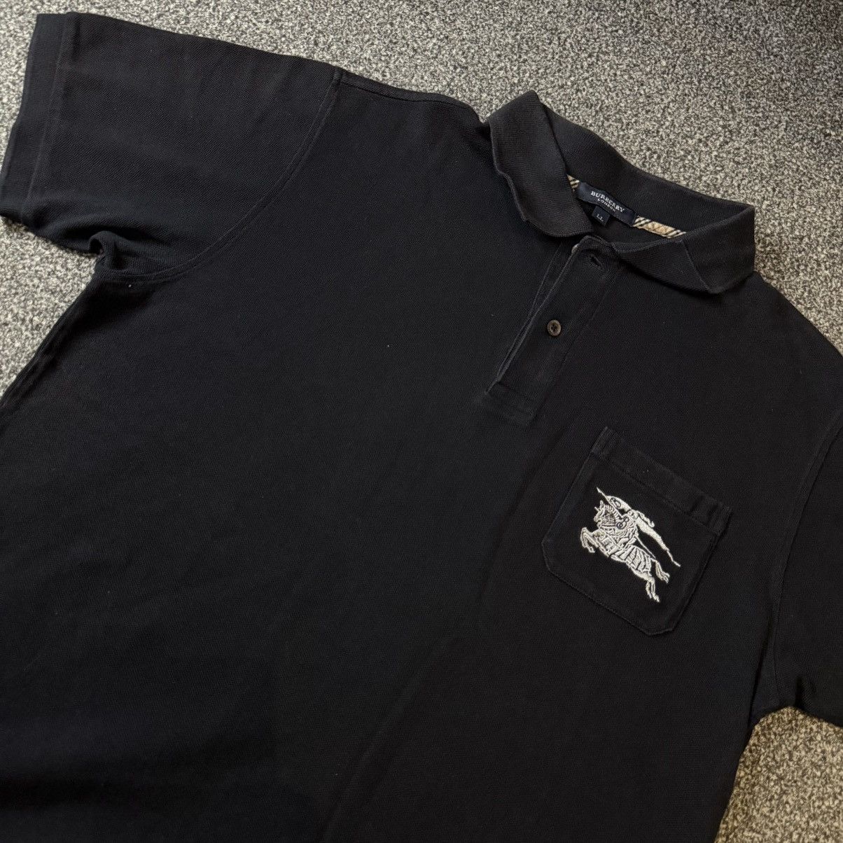 Burberry 🔥🔥 Burberry London Embroidered Pocket Vintage Tee Size US L / EU 52-54 / 3 - 3 Thumbnail