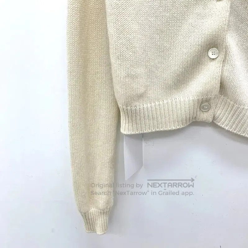 Miu Miu Miu Miu Women's Beige Cashmere Cardigan with Bows . Size XS / US 0-2 / IT 36-38 - 3 Thumbnail