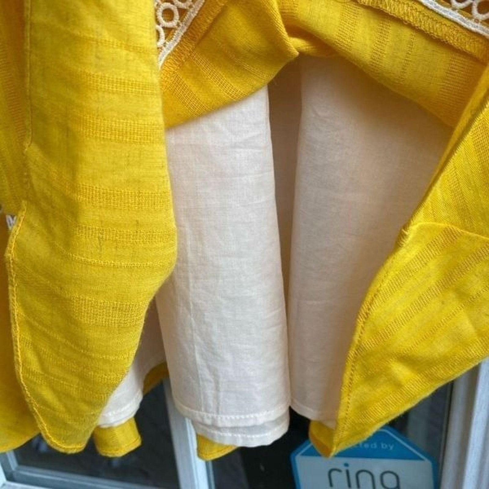 Anthropologie Tularosa Eliah DressYellow Eyelet size small, MSRP $228 Size S / US 4 / IT 40 - 5 Thumbnail