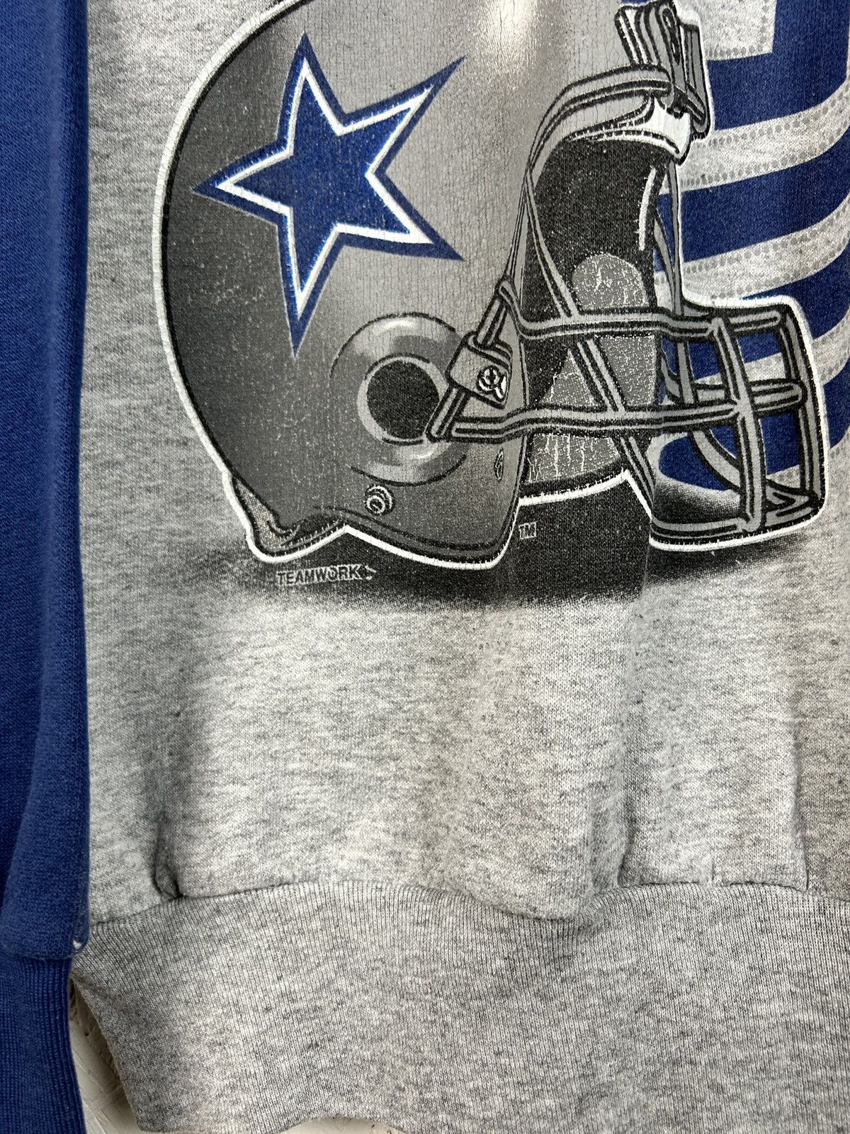 NFL Vintage Dallas Cowboys NFL 1994 Teamwork AOP Sweatshirt Size US XL / EU 56 / 4 - 3 Thumbnail
