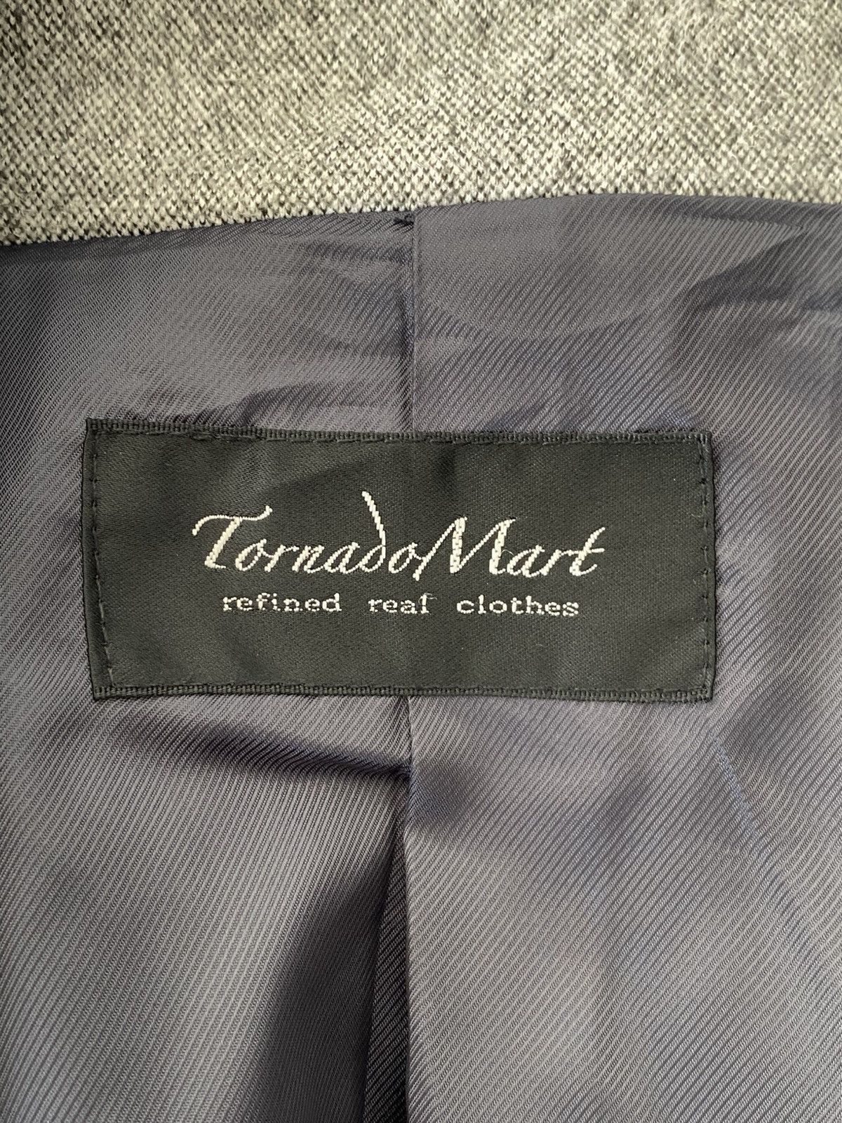 Tornado Mart 2000’s Tornado Mart Cotton Grey Long Coat Size US L / EU 52-54 / 3 - 6 Thumbnail