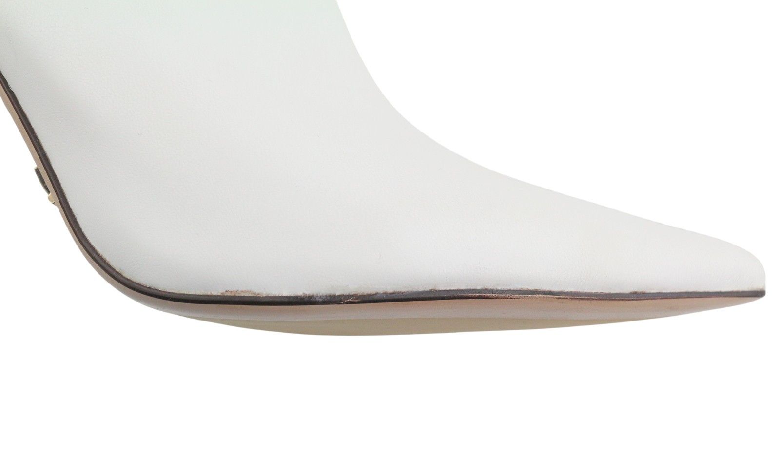 Other LOLA CRUZ NAF EU38 White Eco Leather Pointed Toe 87541 Size US 7 / IT 37 - 16 Thumbnail