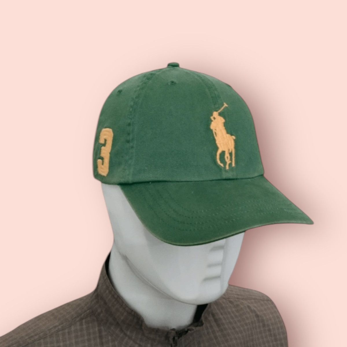 Polo Ralph Lauren × RRL Ralph Lauren × Ralph Lauren VINTAGE POLO RALPH LAUREN NO.3 BIG PONY STRAPBACK Size ONE SIZE - 2 Thumbnail
