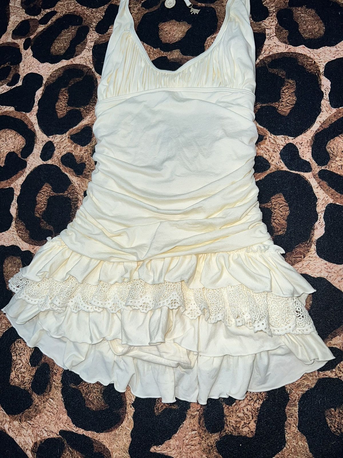 Juicy Couture Juicy couture cream halter mini dress 🏝️🎀💖 Size S / US 4 / IT 40 - 4 Thumbnail
