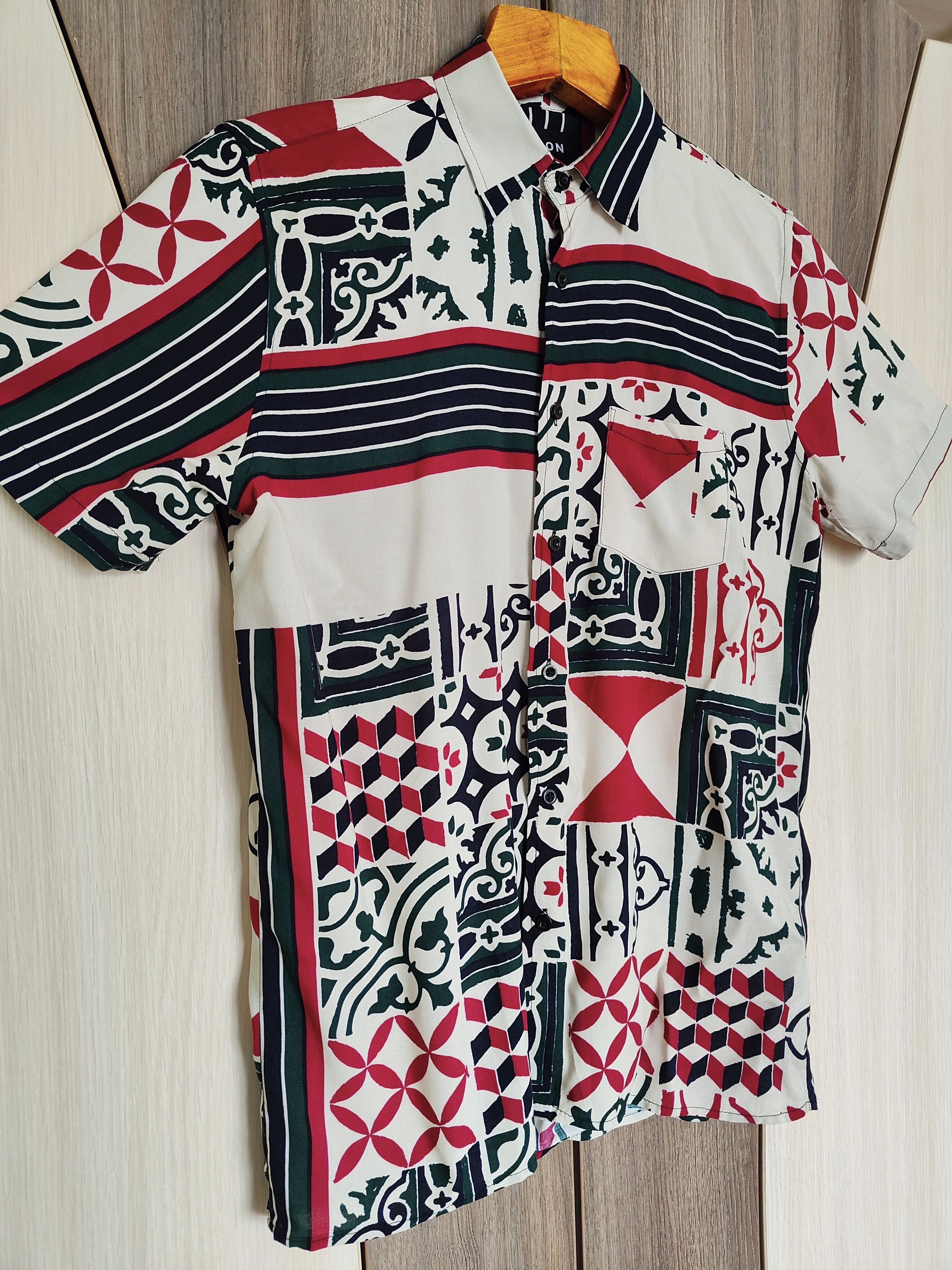 Vintage Reason Crazy Shirt S-M Reason Clothing Shirt
