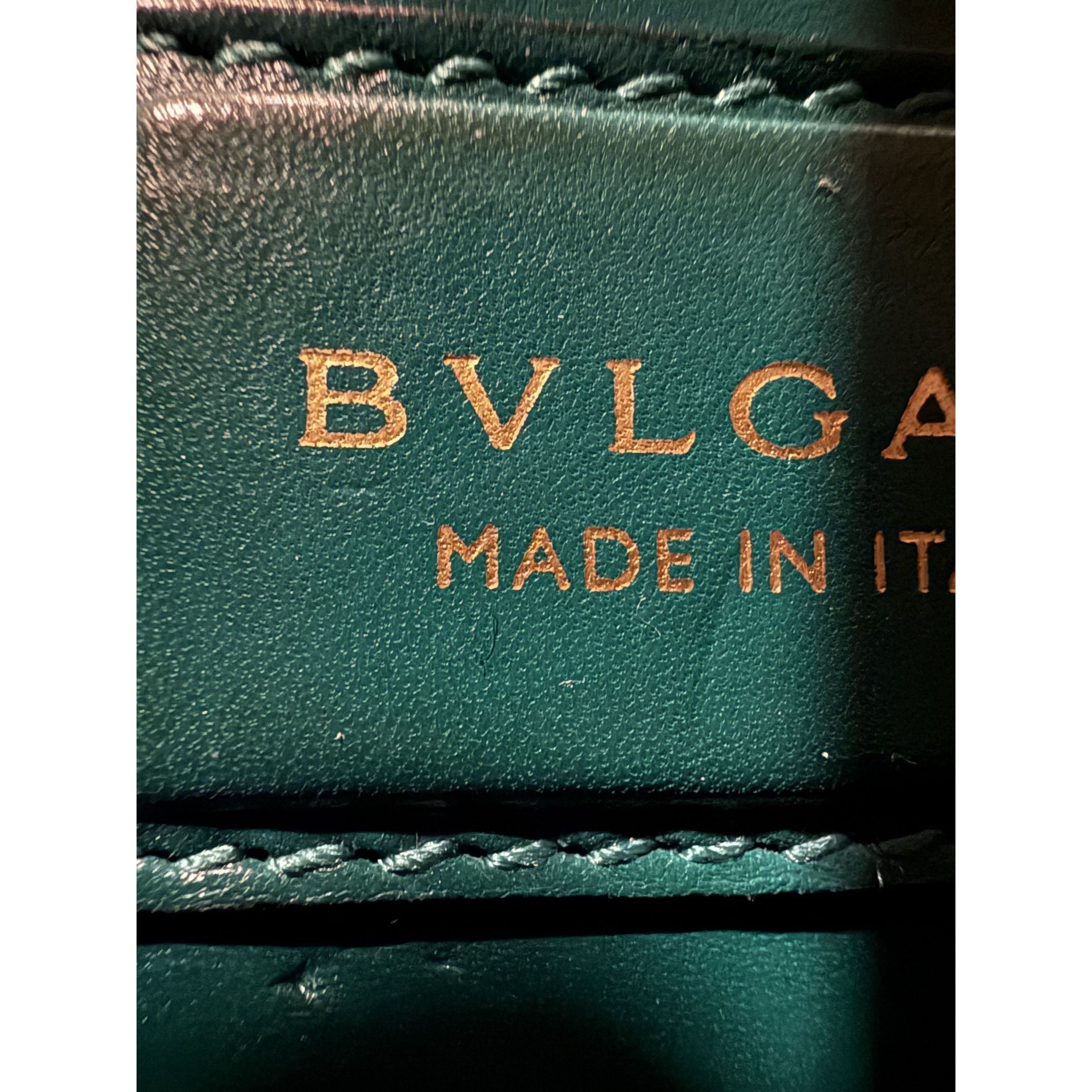 Bvlgari Bvlgari Serpenti Forever Emerald Green Leather Crossbody Bag Size ONE SIZE - 8 Thumbnail