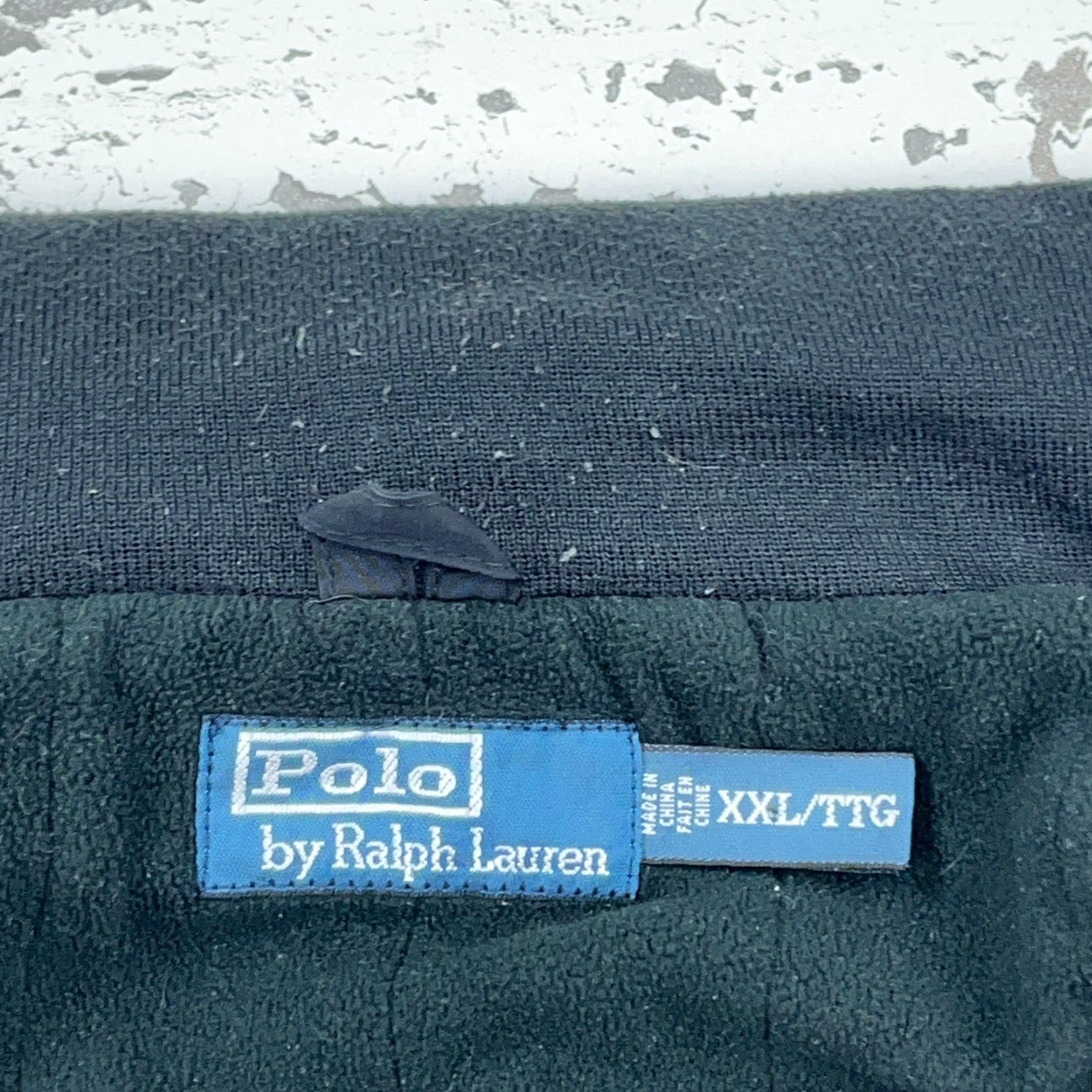 Polo Ralph Lauren VINTAGE Polo Ralph Lauren Jacket Men 2XL Black Bomber Windbreaker Lined Hooded Short All Seasons Zip Size US XXL / EU 58 / 5 - 3 Thumbnail