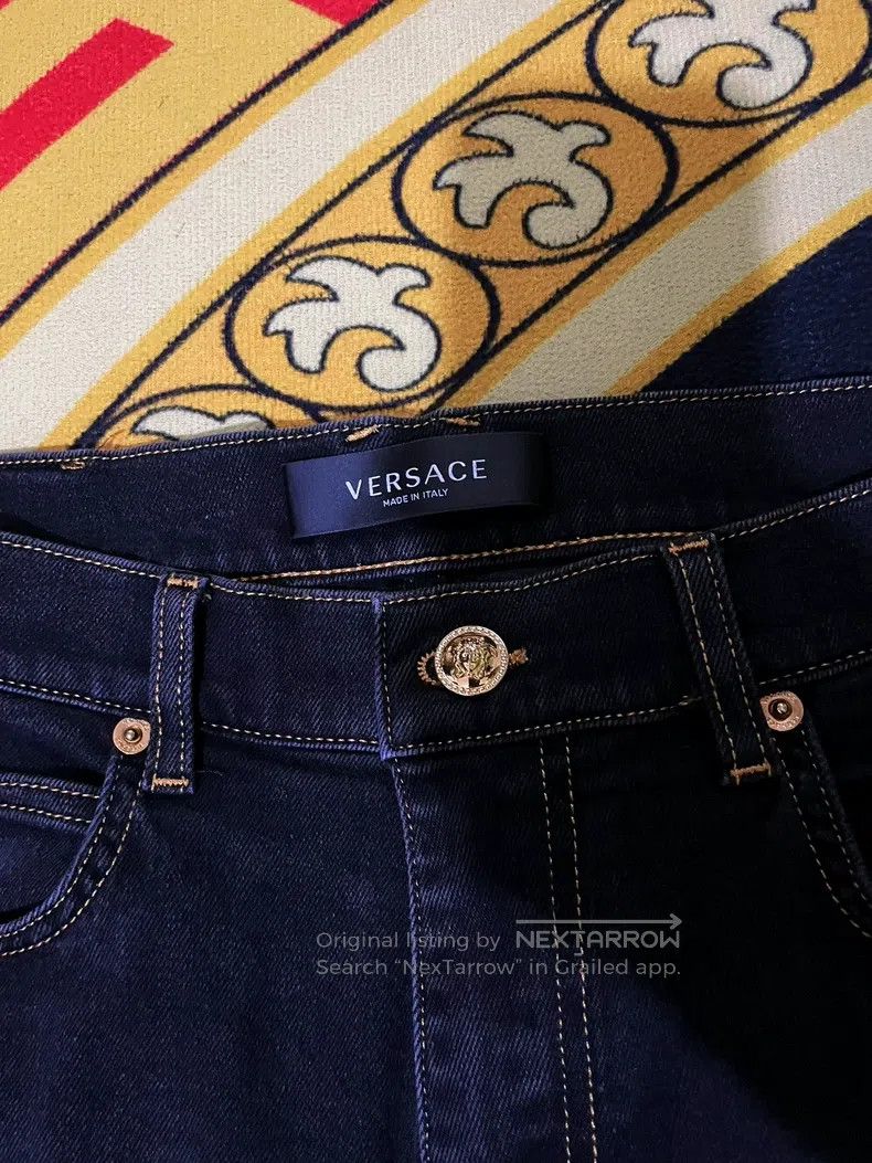Versace Versace Medusa craft embroidered jeans Size US 35 - 4 Thumbnail
