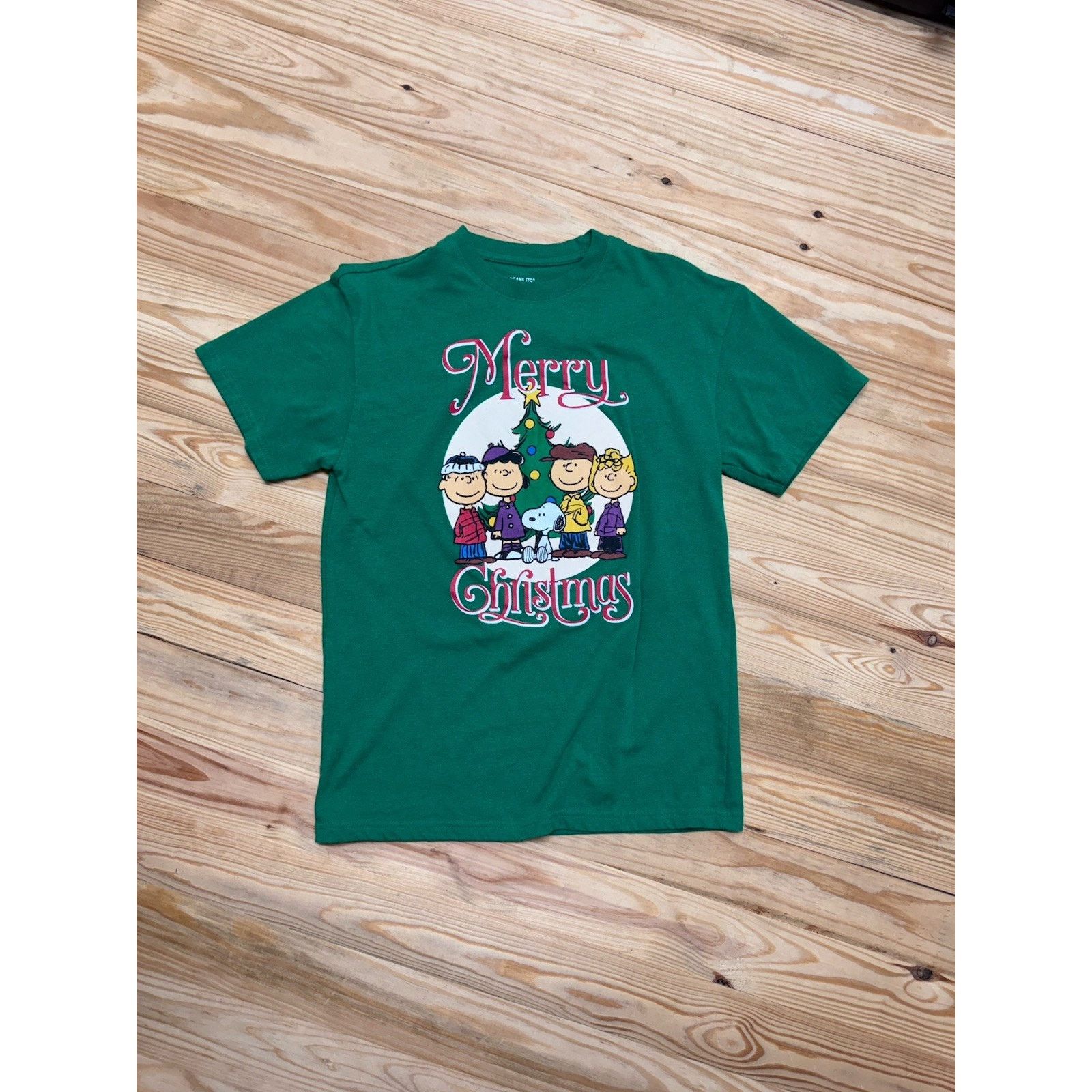 Peanuts Peanuts Charlie Brown Adults M Green Shirt Christmas Shirt Size US M / EU 48-50 / 2 - 1 Thumbnail