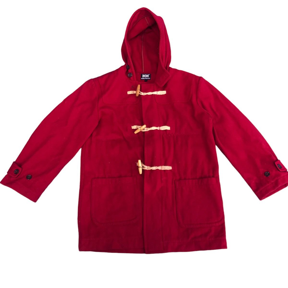 Beauty Beast × Helly Hansen Vintage Helly Hansen Duffle Wool Jacket Size US L / EU 52-54 / 3 - 1 Thumbnail