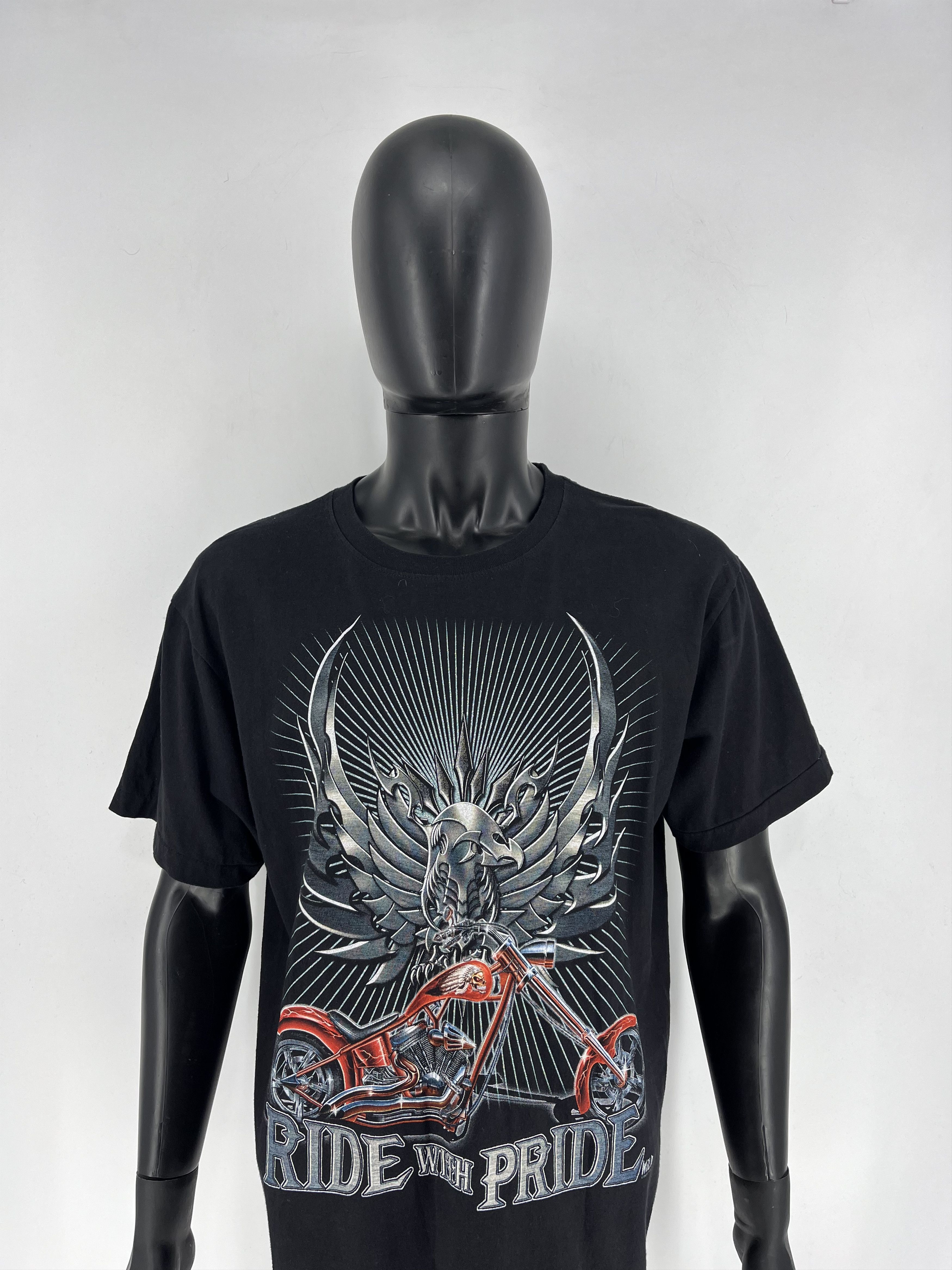 Harley Davidson × Vintage Vintage Bay Biker Ride With Pride Motobike Chopper Wild Size US L / EU 52-54 / 3 - 1 Thumbnail