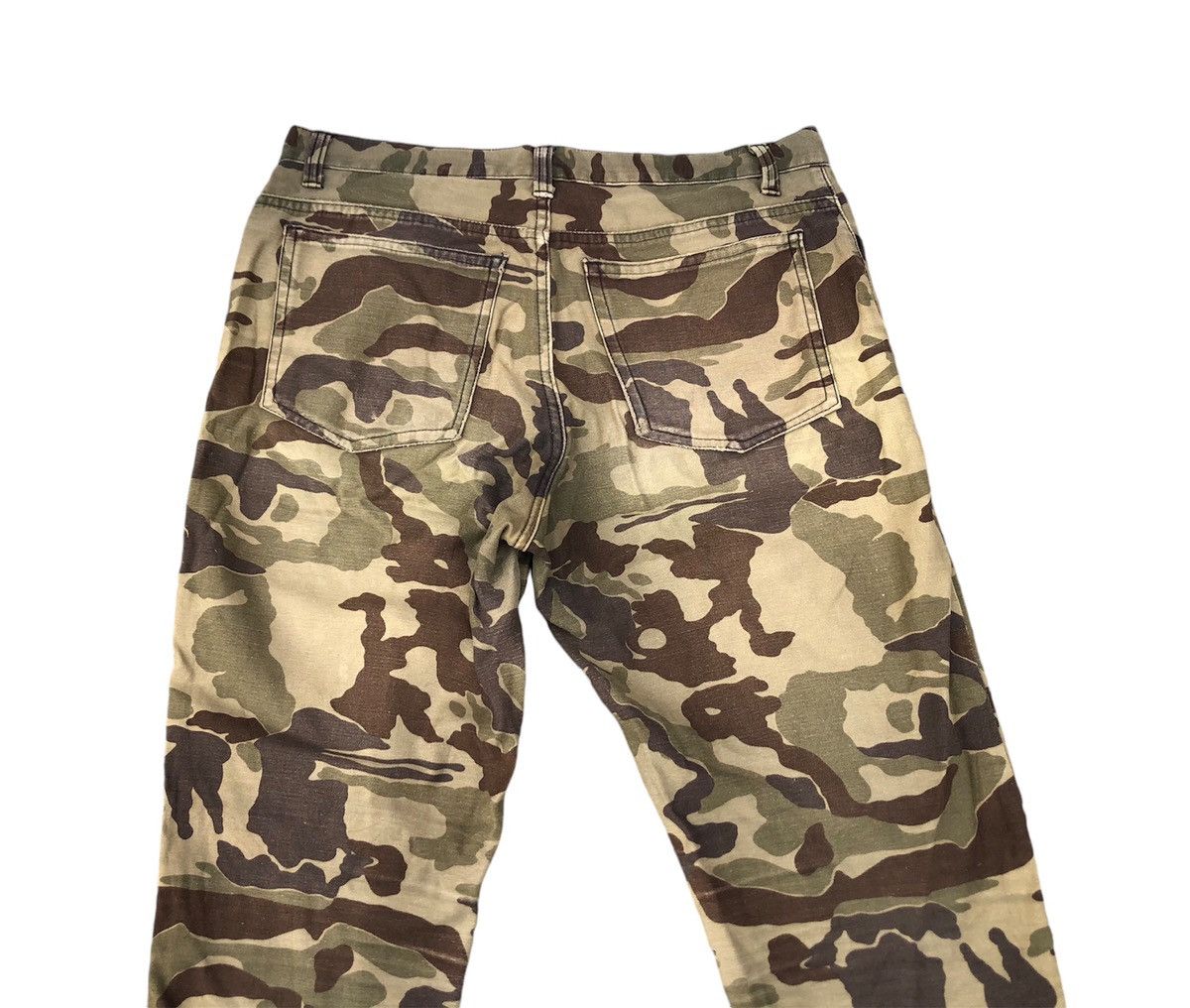 If Six Was Nine × Japanese Brand × Tornado Mart 🔥Japanese Camo Flare Jeans 🔥 Size US 30 / EU 46 - 2 Thumbnail
