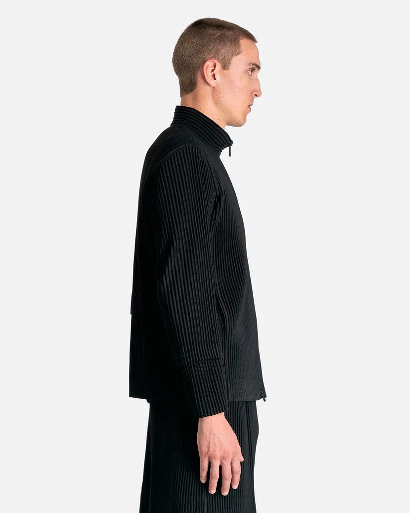 Homme Plisse Issey Miyake o1s1v1r1oon0925 Cargo Jacket in Black Size US L / EU 52-54 / 3 - 3 Thumbnail