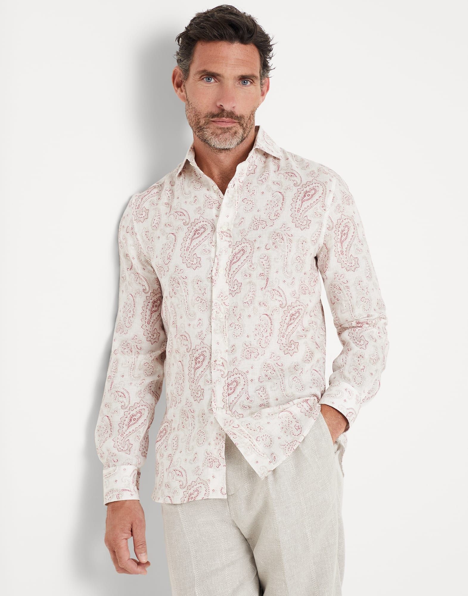 Brunello Cucinelli Shirt in Brown Size US XL / EU 56 / 4 - 1 Thumbnail