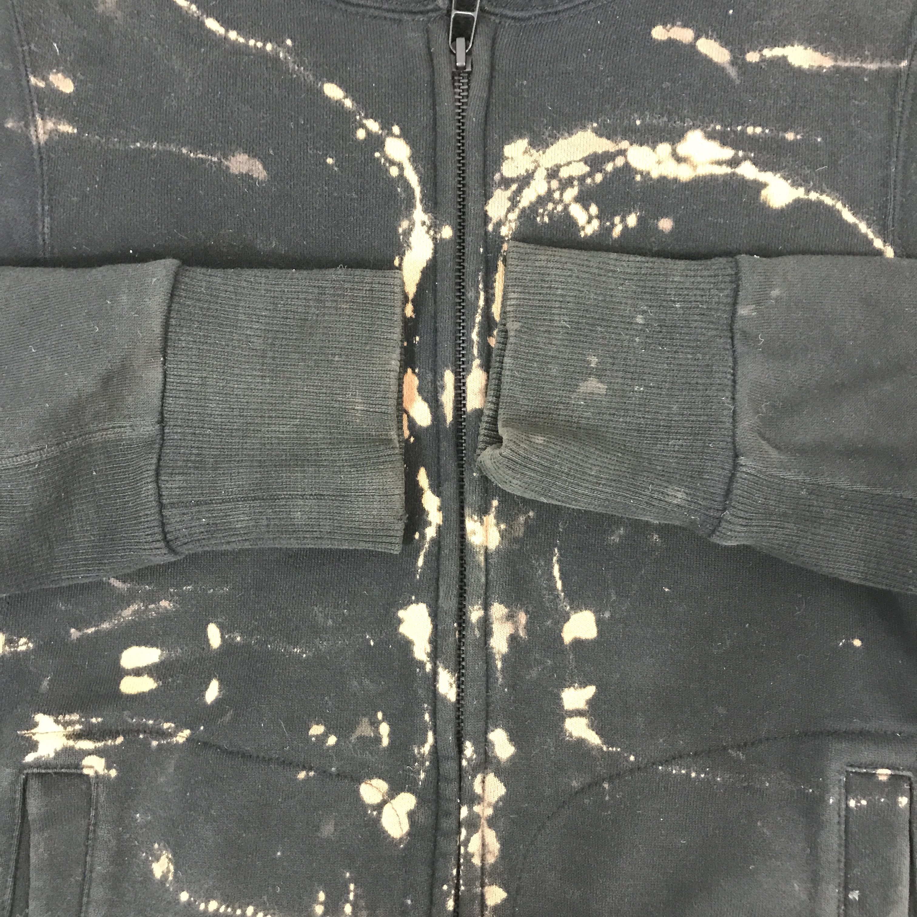 Roen ROEN ACID WASH SKULL DESIGN HOODIR ZIP JACKET Size US XS / EU 42 / 0 - 8 Thumbnail