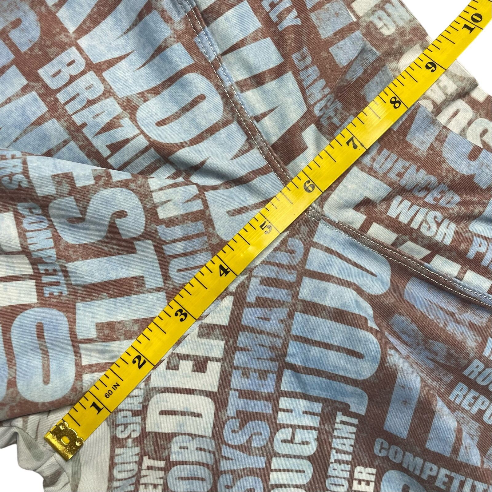 Other Mental Sports Word Print Leggings Size 30" / US 8 / IT 44 - 7 Thumbnail