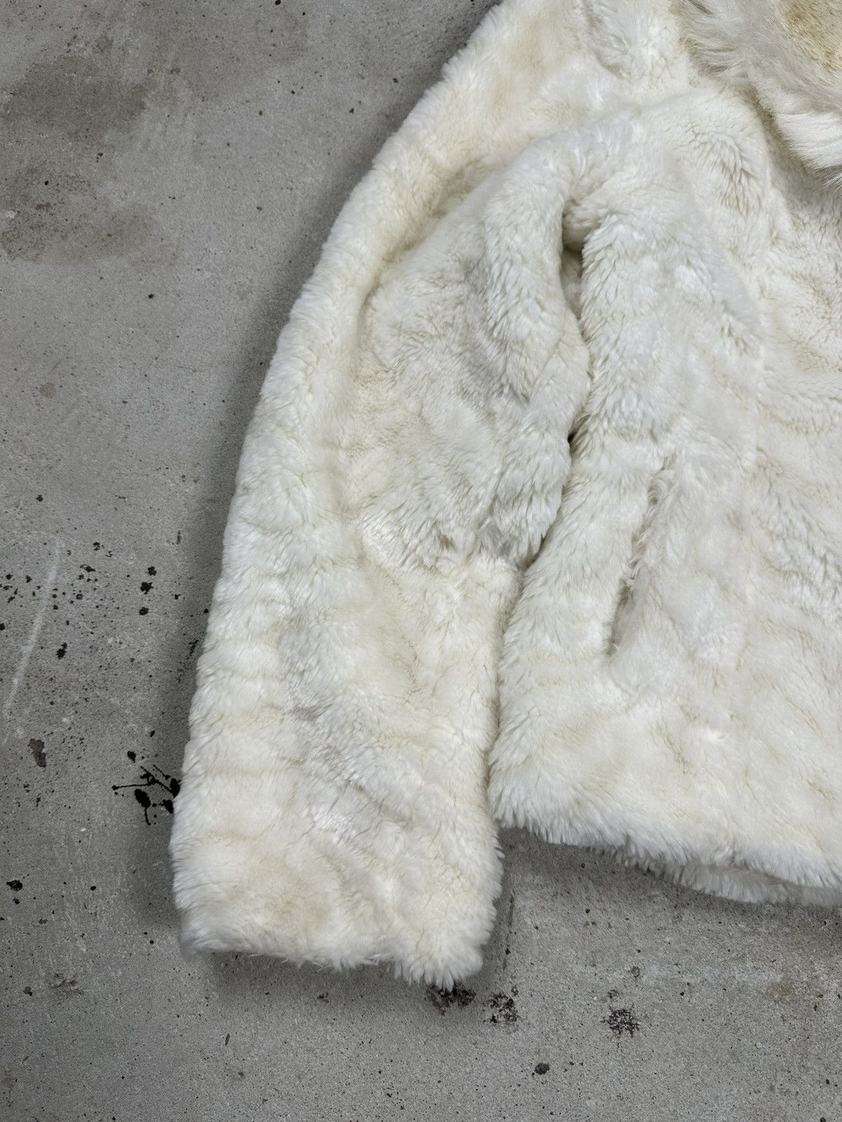 If Six Was Nine × Japanese Brand × Le Grande Bleu (L.G.B.) Vintage Y2K Faux Fur Beige Bomber Jacket Japanese Style Size US XS / EU 42 / 0 - 3 Thumbnail