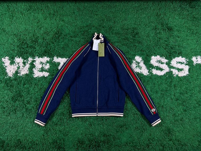 Gucci Gucci Red Green Colorblock Cashmere Jacket - dmc Size US XS / EU 42 / 0 - 1 Thumbnail