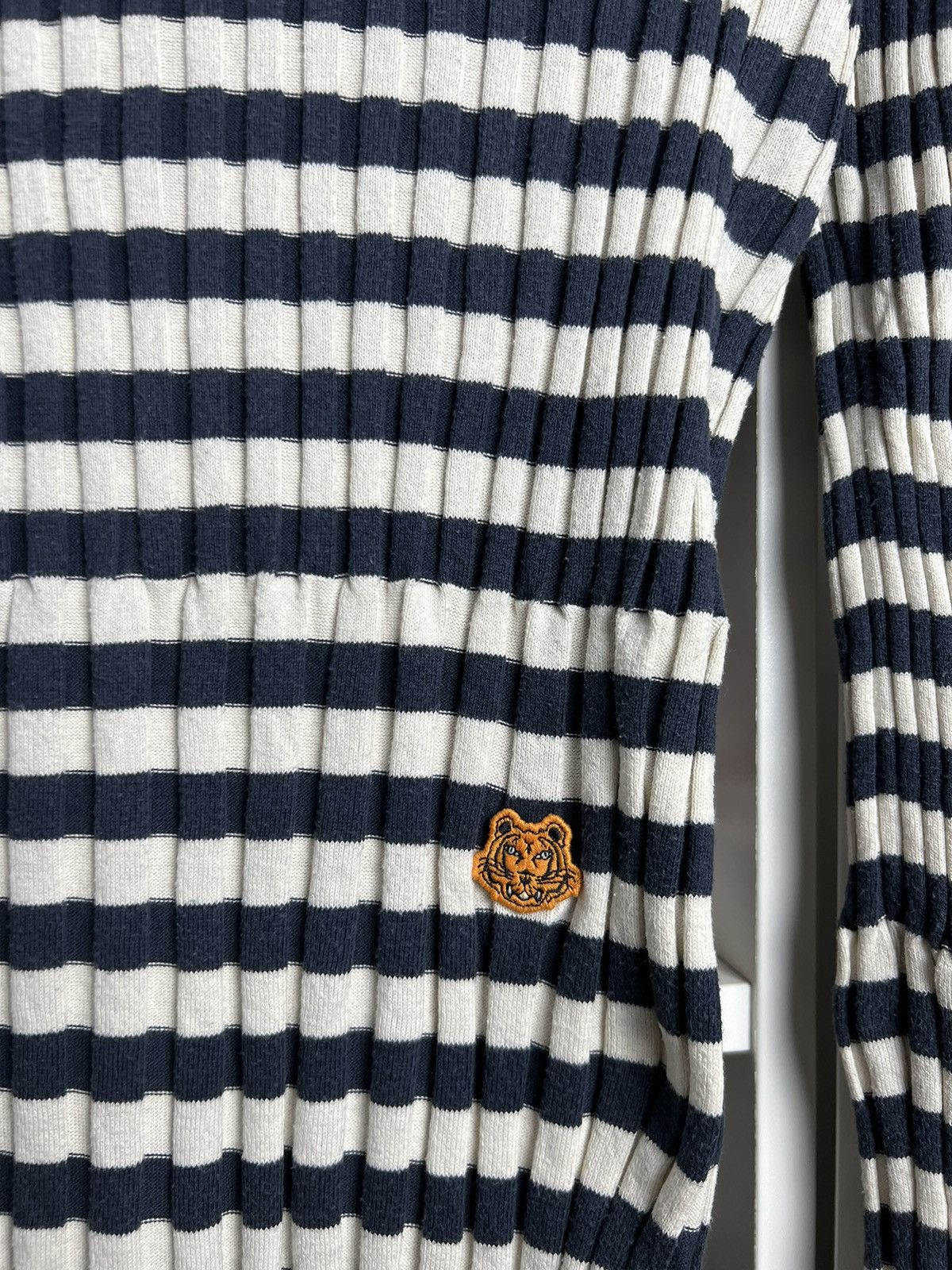 Designer × Kenzo Kenzo striped longsleeve sweater M designer luxury casual Size M / US 6-8 / IT 42-44 - 4 Thumbnail