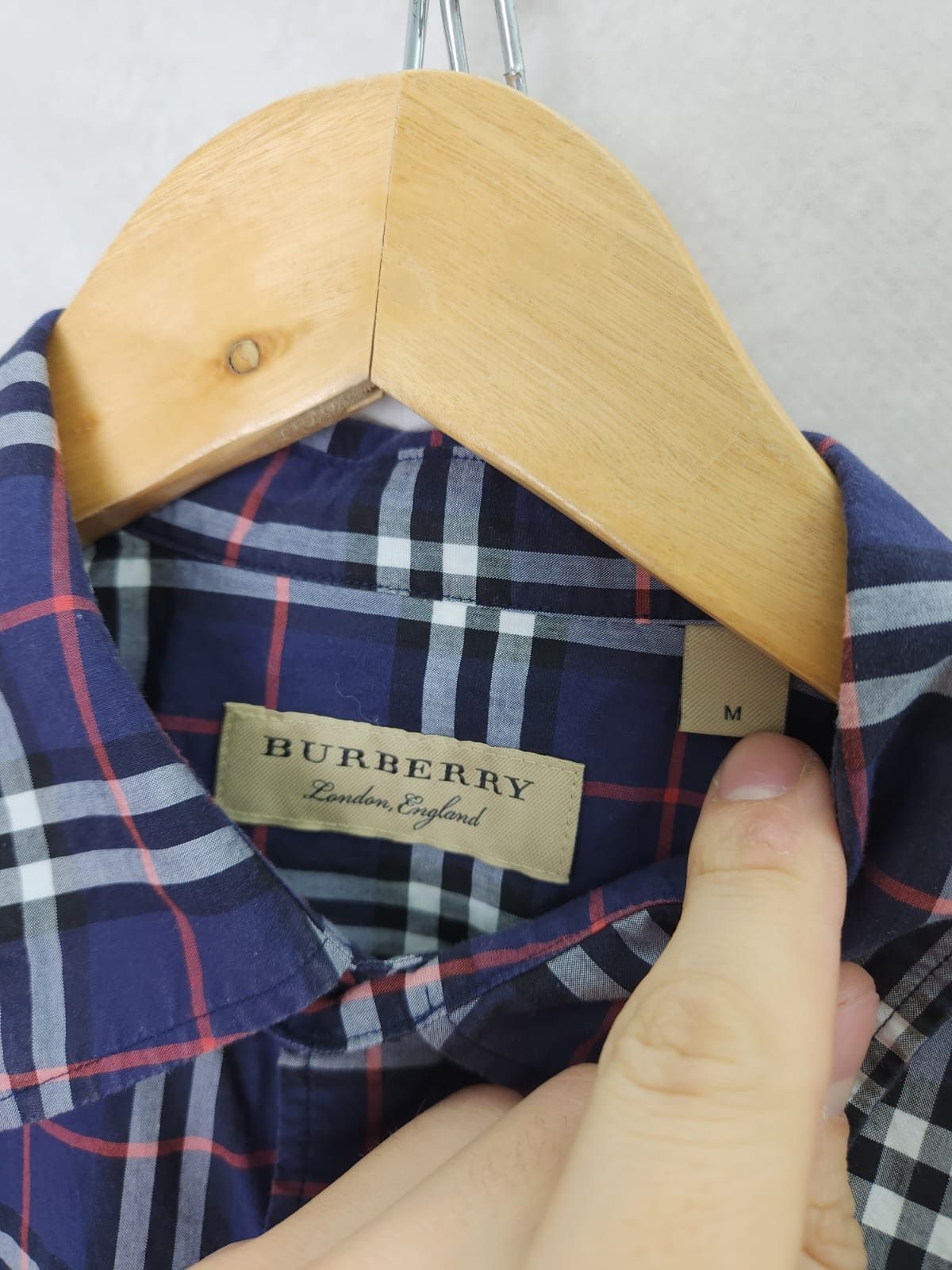 Burberry Burberry Checkered Blue Shirt Size US M / EU 48-50 / 2 - 9 Thumbnail