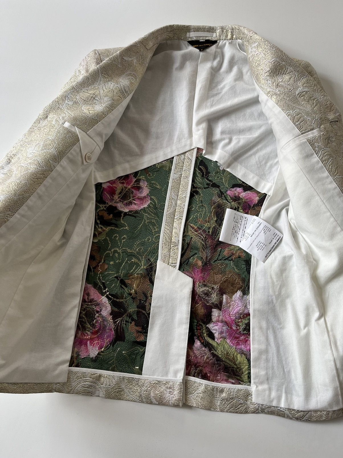 Comme des Garcons Floral gold jacket Comme Des Garçons 2019 Size S / US 4 / IT 40 - 8 Thumbnail