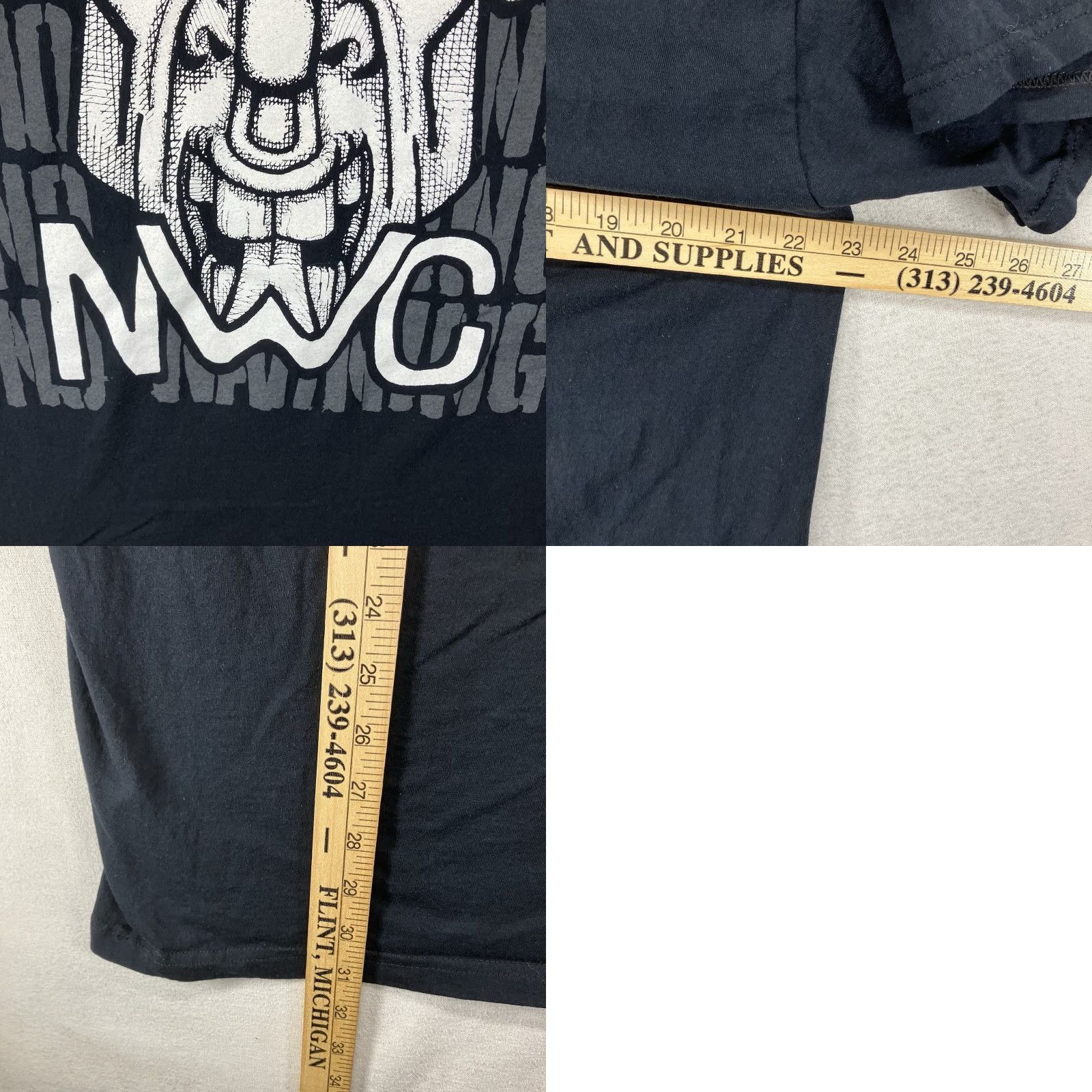 Vintage VINTAGE No Warning NWC Bridge Nine Records T-Shirt XL Black Crew Neck Short Sleeve Regular Fit Limited Edition 116 of 150 Size US XL / EU 56 / 4 - 9 Thumbnail