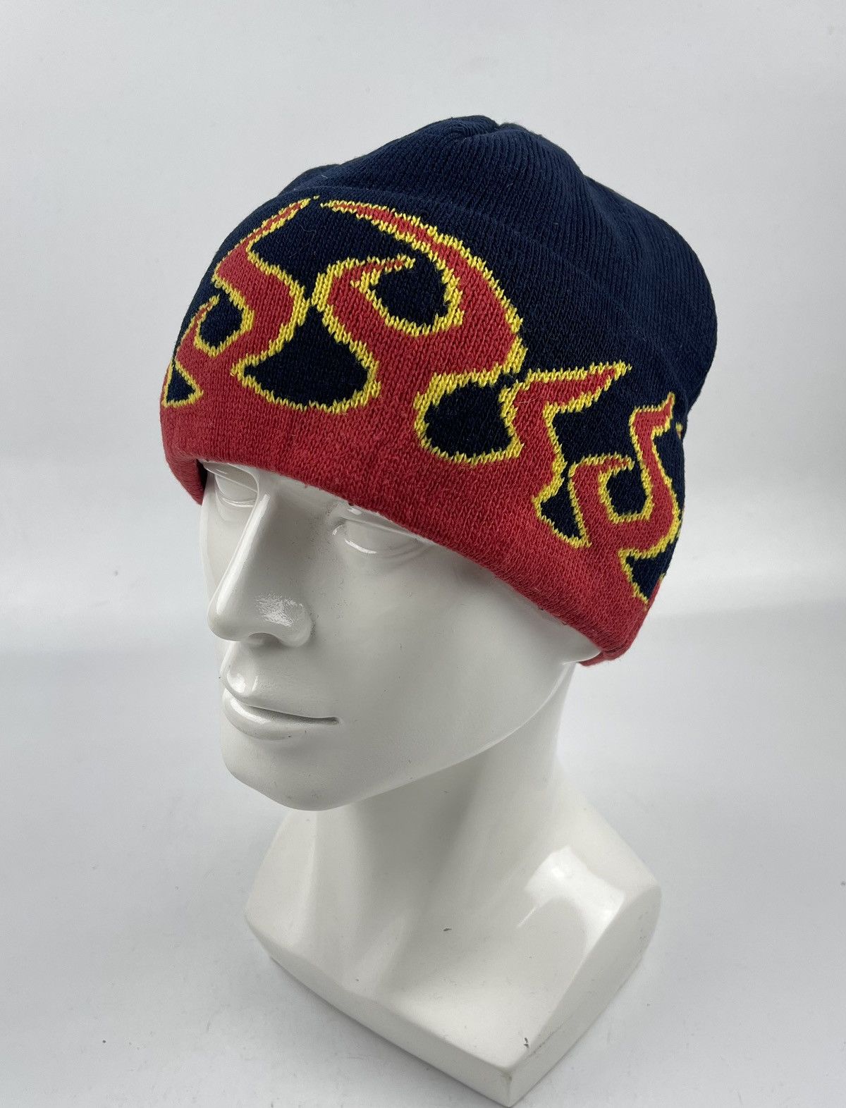 Japanese Brand rare breakdown flame beanie hat tc30 Size ONE SIZE - 1 Thumbnail