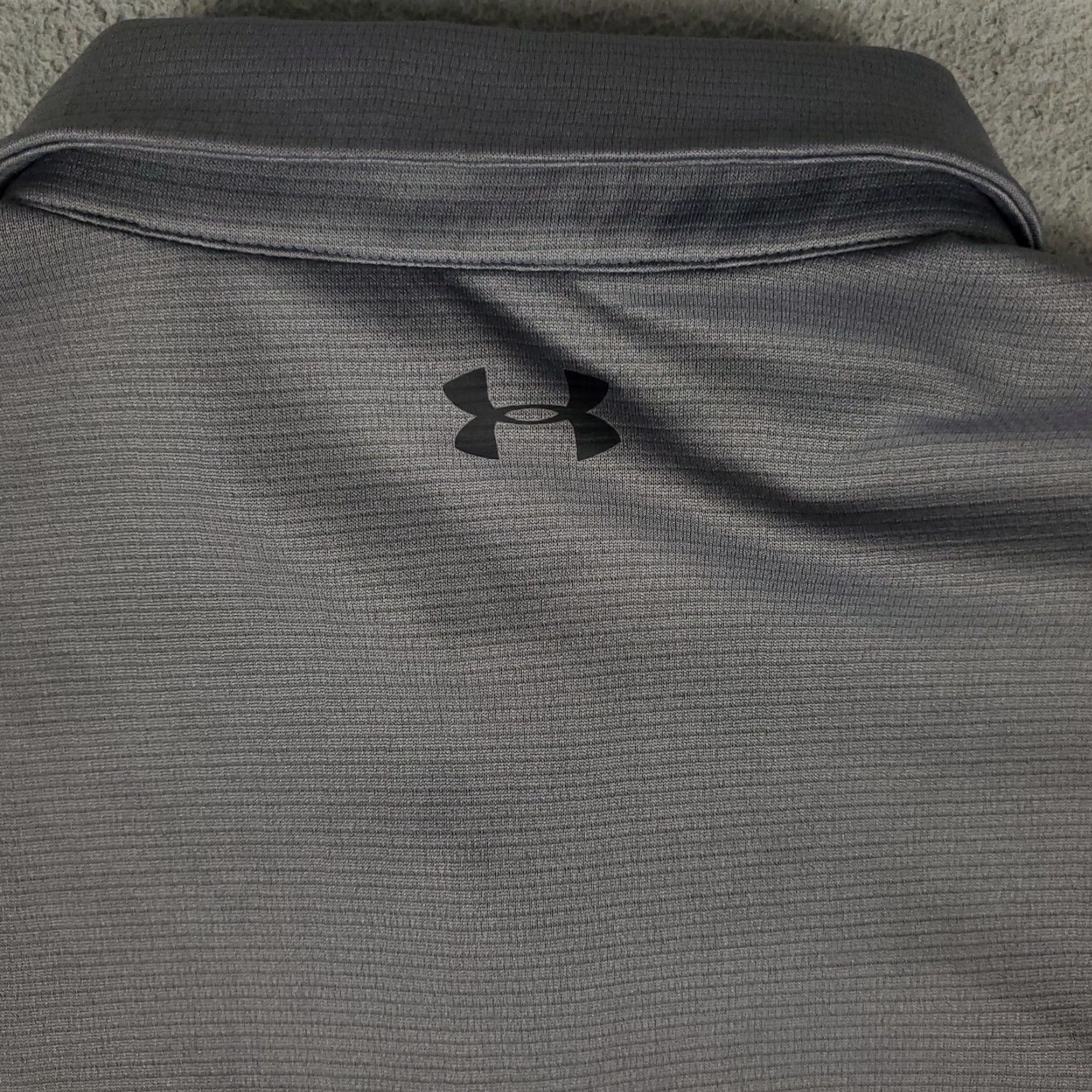 Under Armour Under Armour Polo Shirt Mens XL Gray Golf Casual Short Sleeve Polo Shirt (Under Armour) Size US XL / EU 56 / 4 - 3 Thumbnail