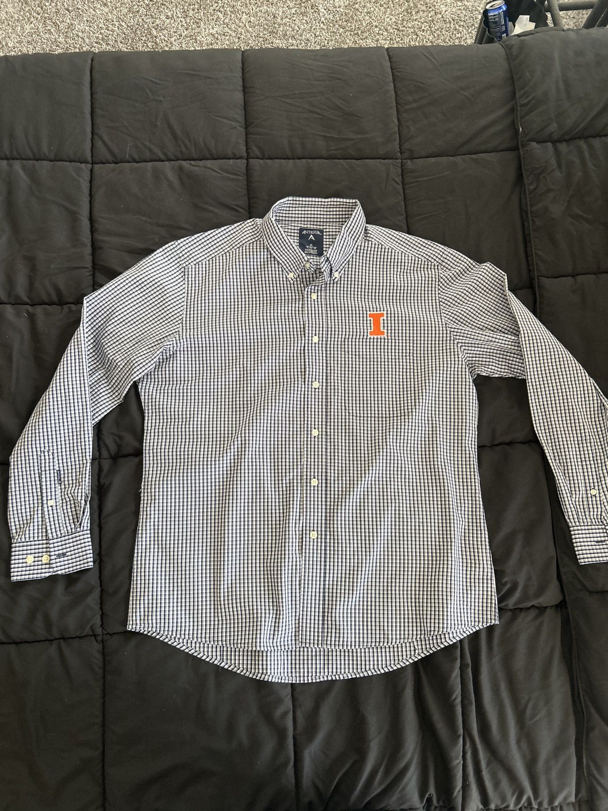 Antigua Illinois Fighting Illini Button Up Long Sleeve Size US XL / EU 56 / 4 - 1 Thumbnail