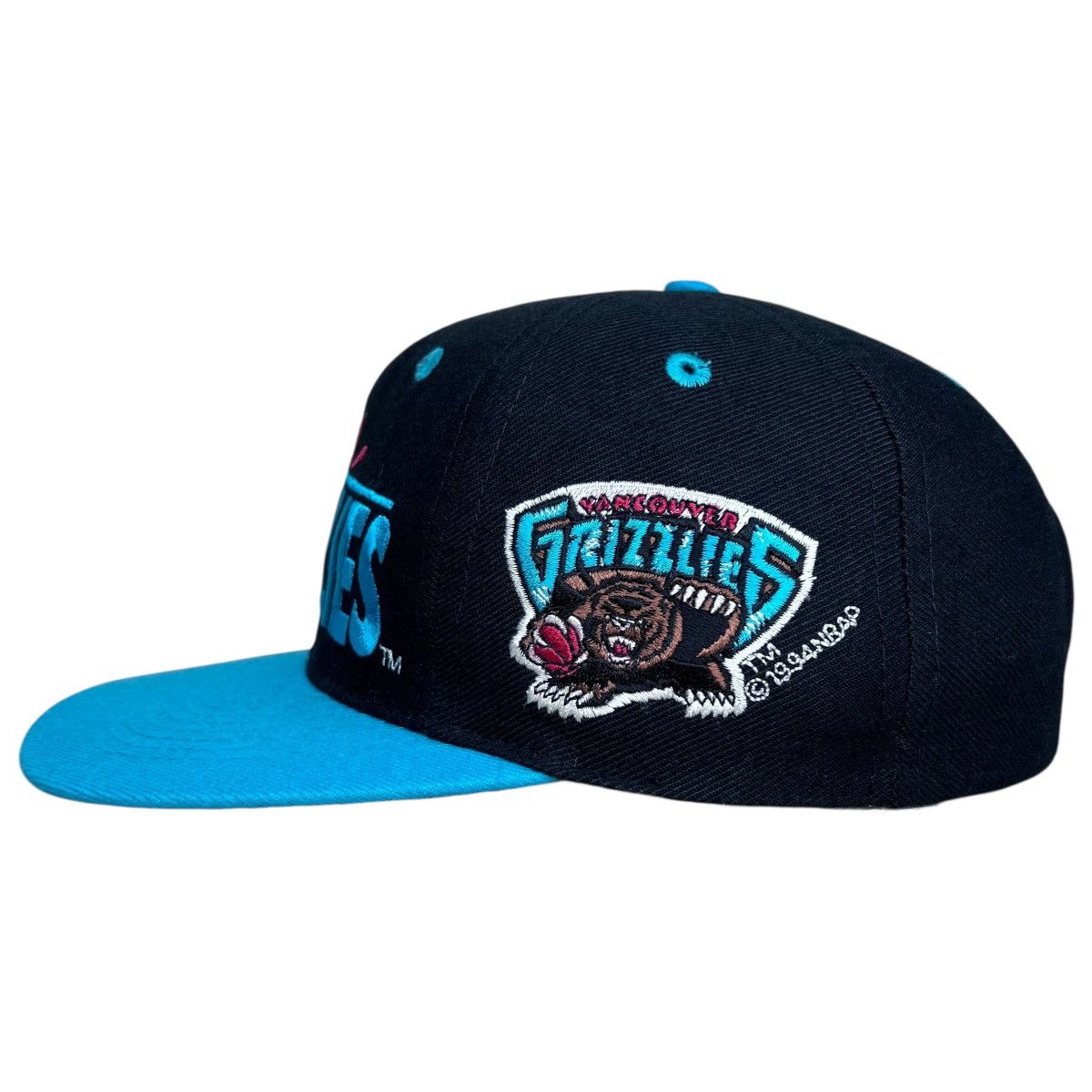 NBA × The Game × Vintage Vtg 1994 NBA Vancouver Grizzlies Spell Out The Game Snapback Size ONE SIZE - 2 Thumbnail