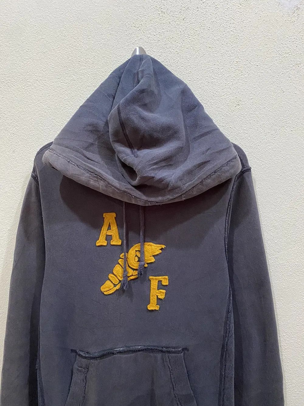 Abercrombie & Fitch Vintage Abercrombie & Fitch Big Logo Faded Pullover Hoodies Size US M / EU 48-50 / 2 - 3 Thumbnail