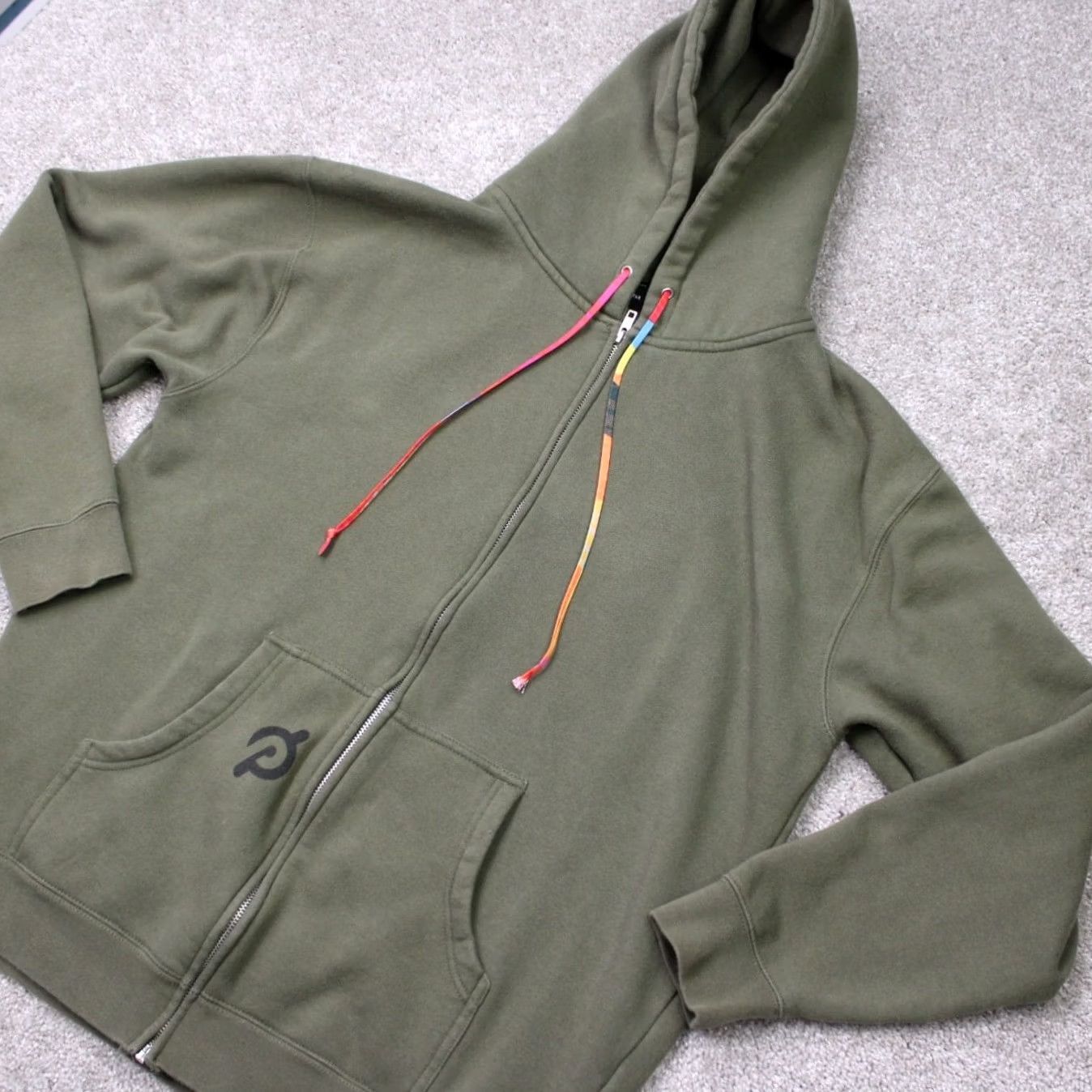 Vintage Peloton Hoodie Mens Large Green History Month Version Hooded Sweatshirt Size US L / EU 52-54 / 3 - 4 Thumbnail