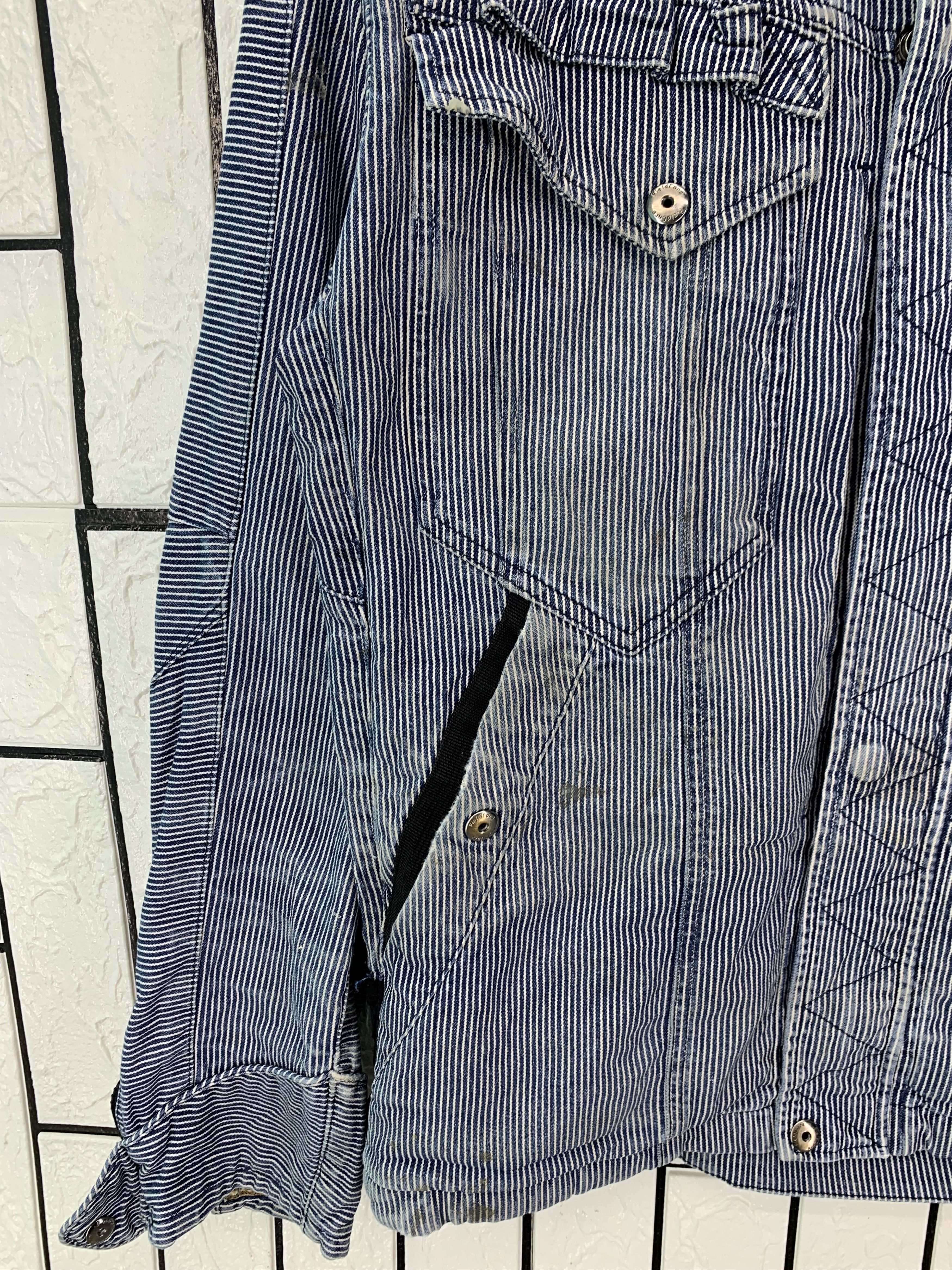 Japanese Brand Fieldcore Stripe Hickory Workwear Size US S / EU 44-46 / 1 - 3 Thumbnail