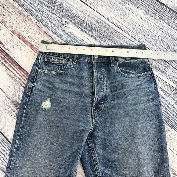 Gap GAP Cheeky Straight High Rise Classic Blue Jeans Women’s 27 Size 27" / US 4 / IT 40 - 8 Thumbnail