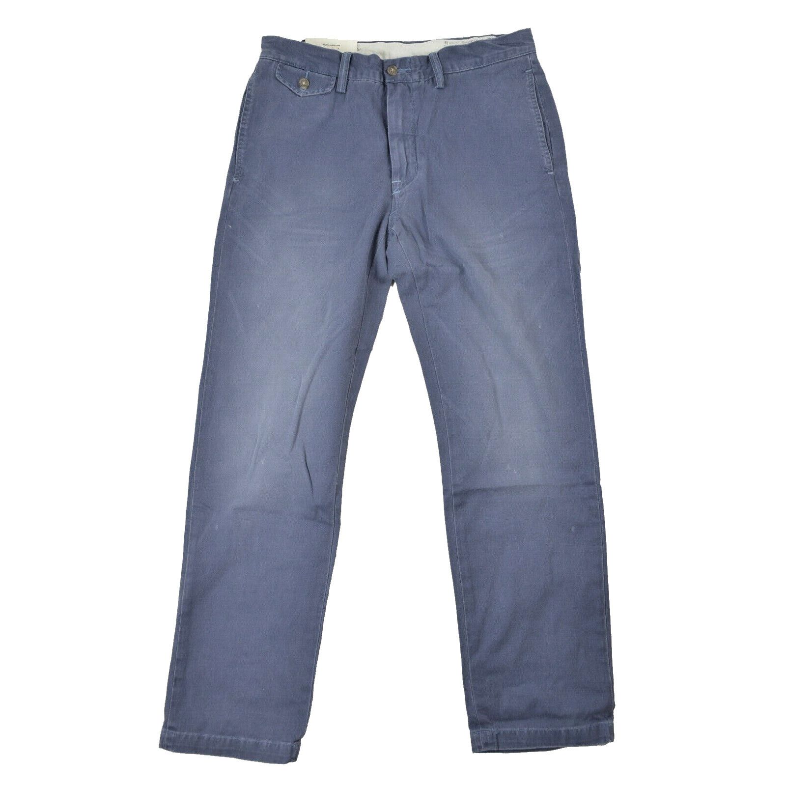 Polo Ralph Lauren NEW Vintage Polo Ralph Lauren Slim GI Chinos! 36 Faded Blue Size US 36 / EU 52 - 1 Thumbnail