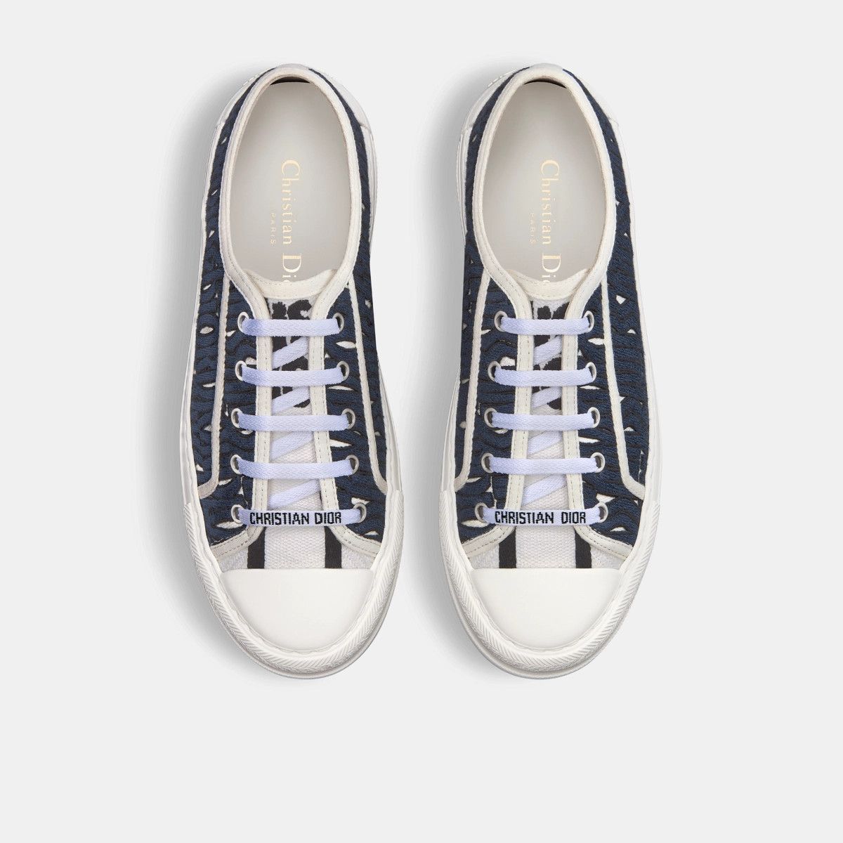 Dior o1bcso1str0226 Walk'n Platform Sneaker in White/Deep Blue Size US 5 / IT 35 - 3 Thumbnail