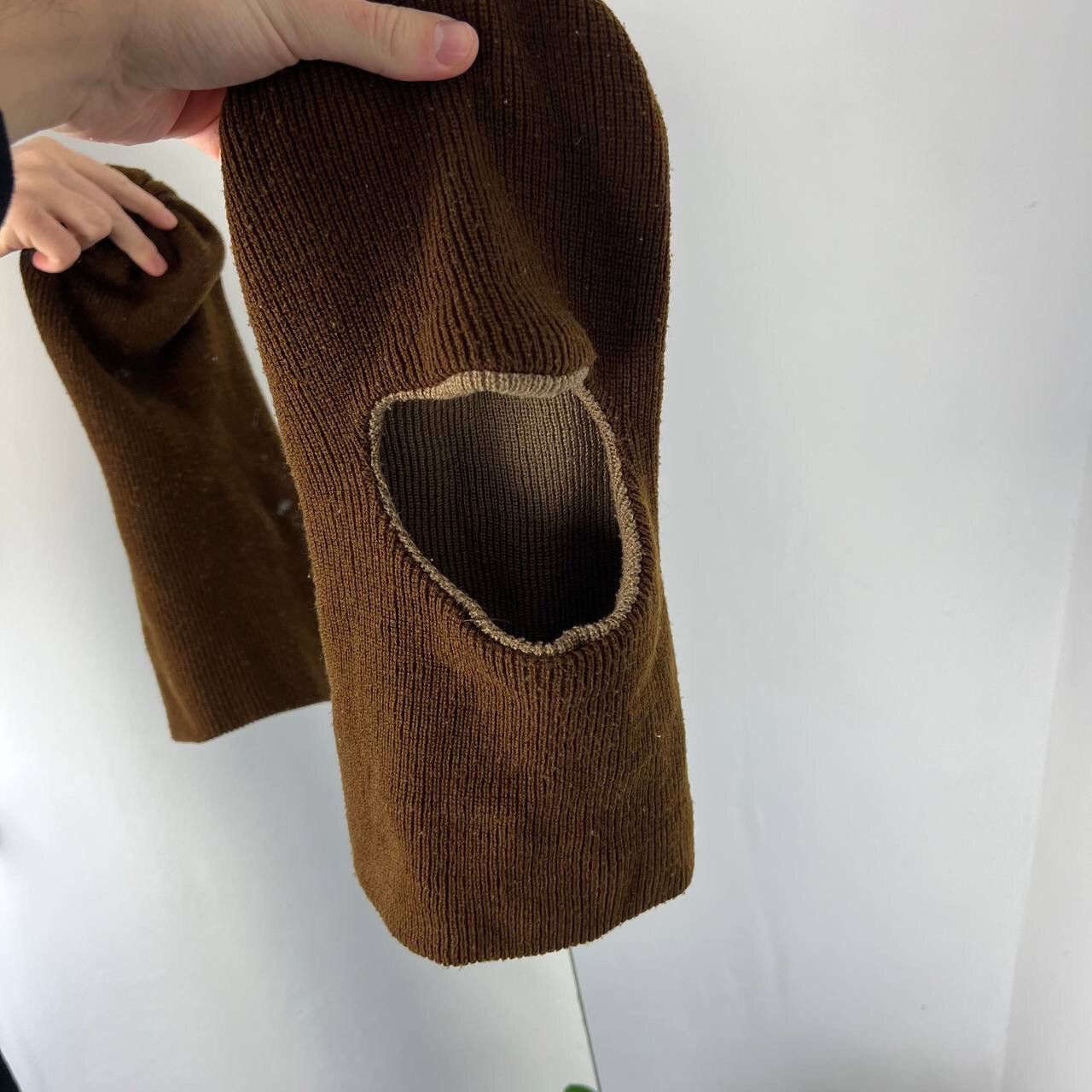 Other Streetwear Brown Balaclava Knitted Face Mask Hat Shiestt Ski Size ONE SIZE - 2 Thumbnail