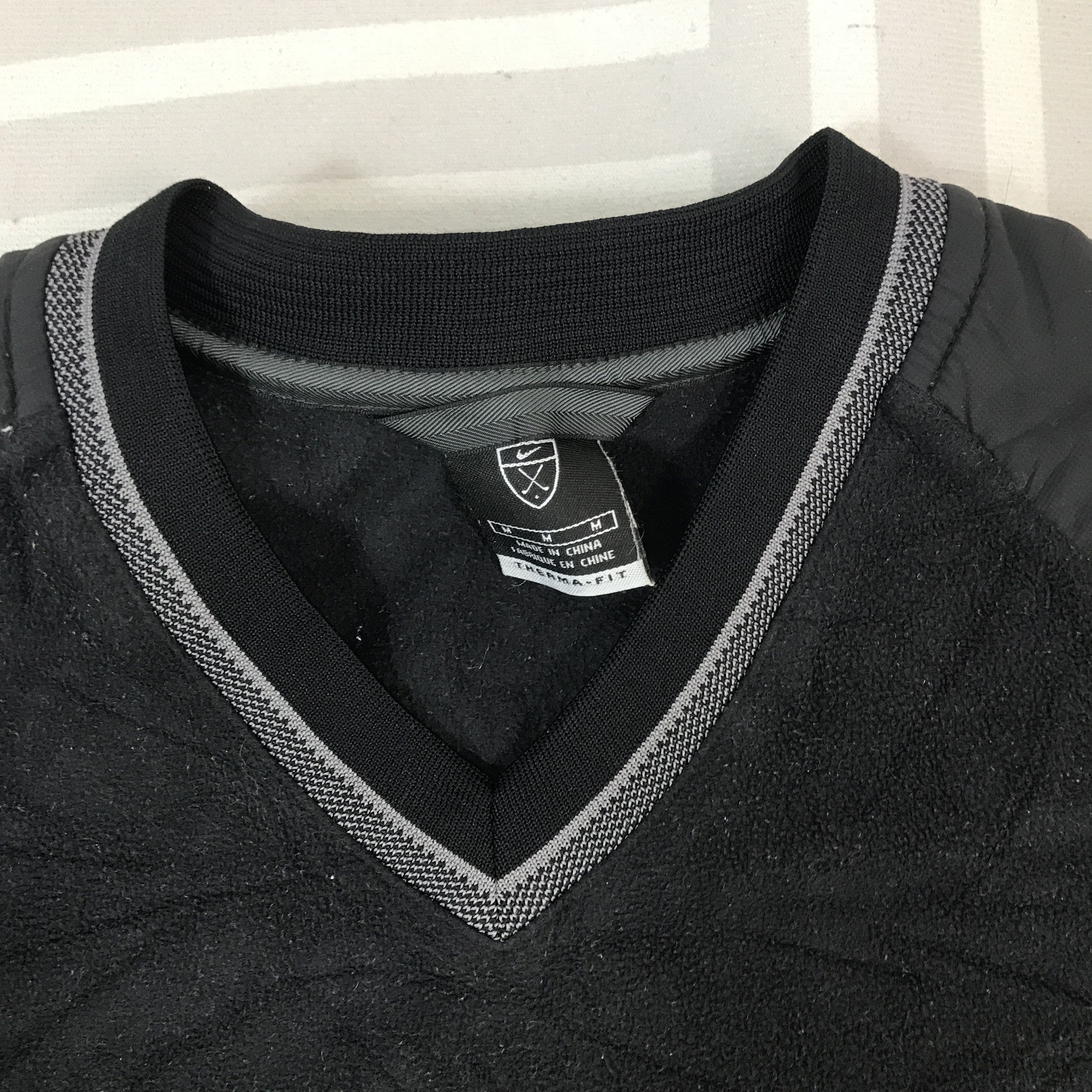 Nike × Vintage Vintage Nike Design V-Neck sweatshirt Jacket Size US M / EU 48-50 / 2 - 7 Thumbnail