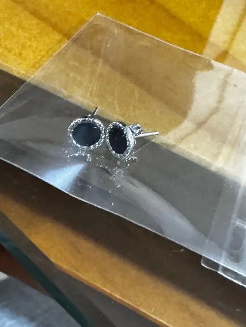 Other Black Stone Earring Size ONE SIZE - 3 Thumbnail