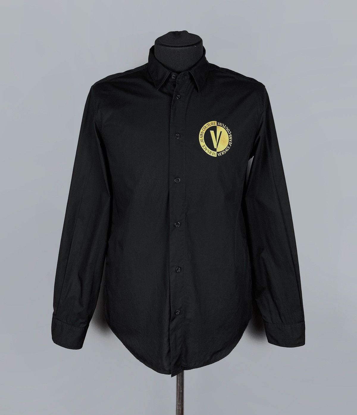 Versace Jeans Couture Men's Versace Jeans Couture V-Emblem LS Shirt Size 48 / S Size US S / EU 44-46 / 1 - 6 Thumbnail