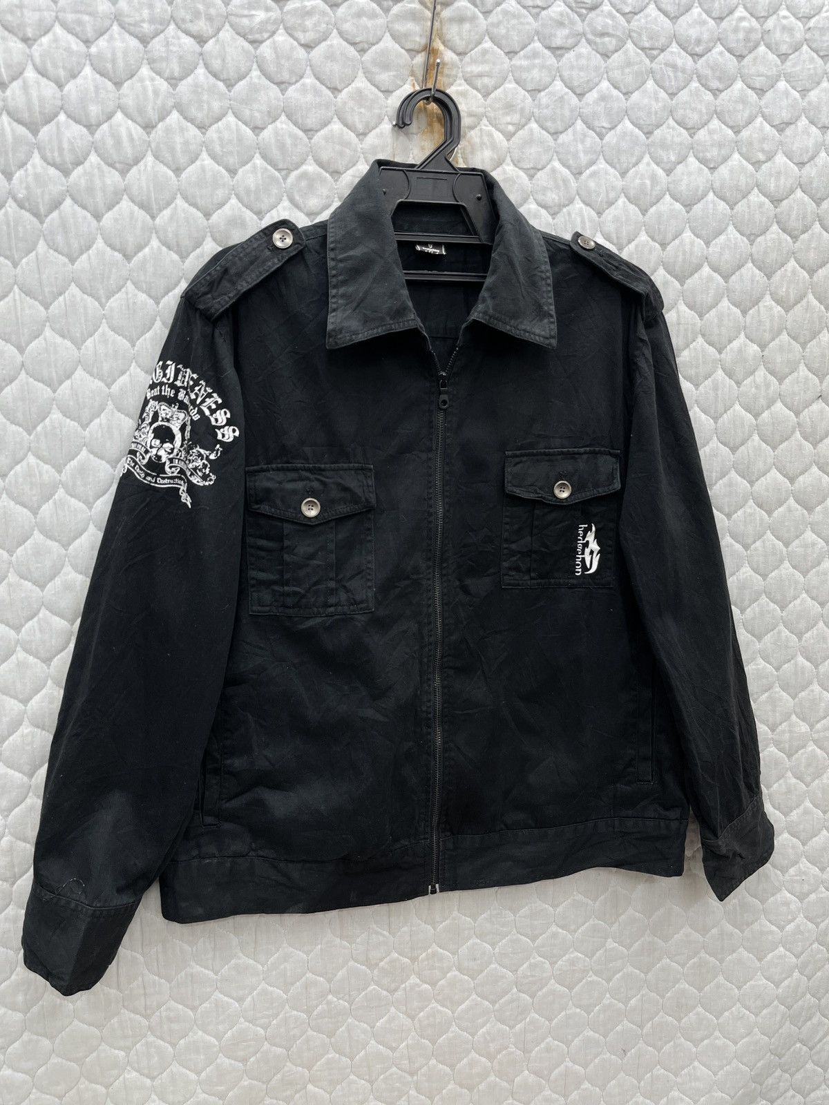 Le Grande Bleu (L.G.B.) 🔥🔥🔥ARCHIVE HEDGEHOP SKULLS JACKET Size US M / EU 48-50 / 2 - 5 Thumbnail