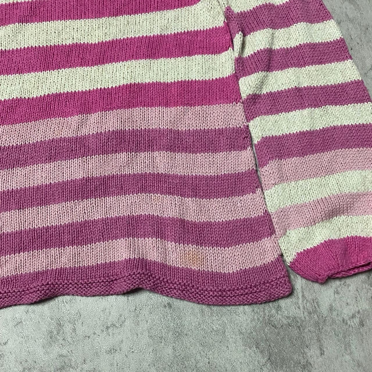 Other Pink and white striped knit sweater with a vintage vibe Size S / US 4 / IT 40 - 2 Thumbnail