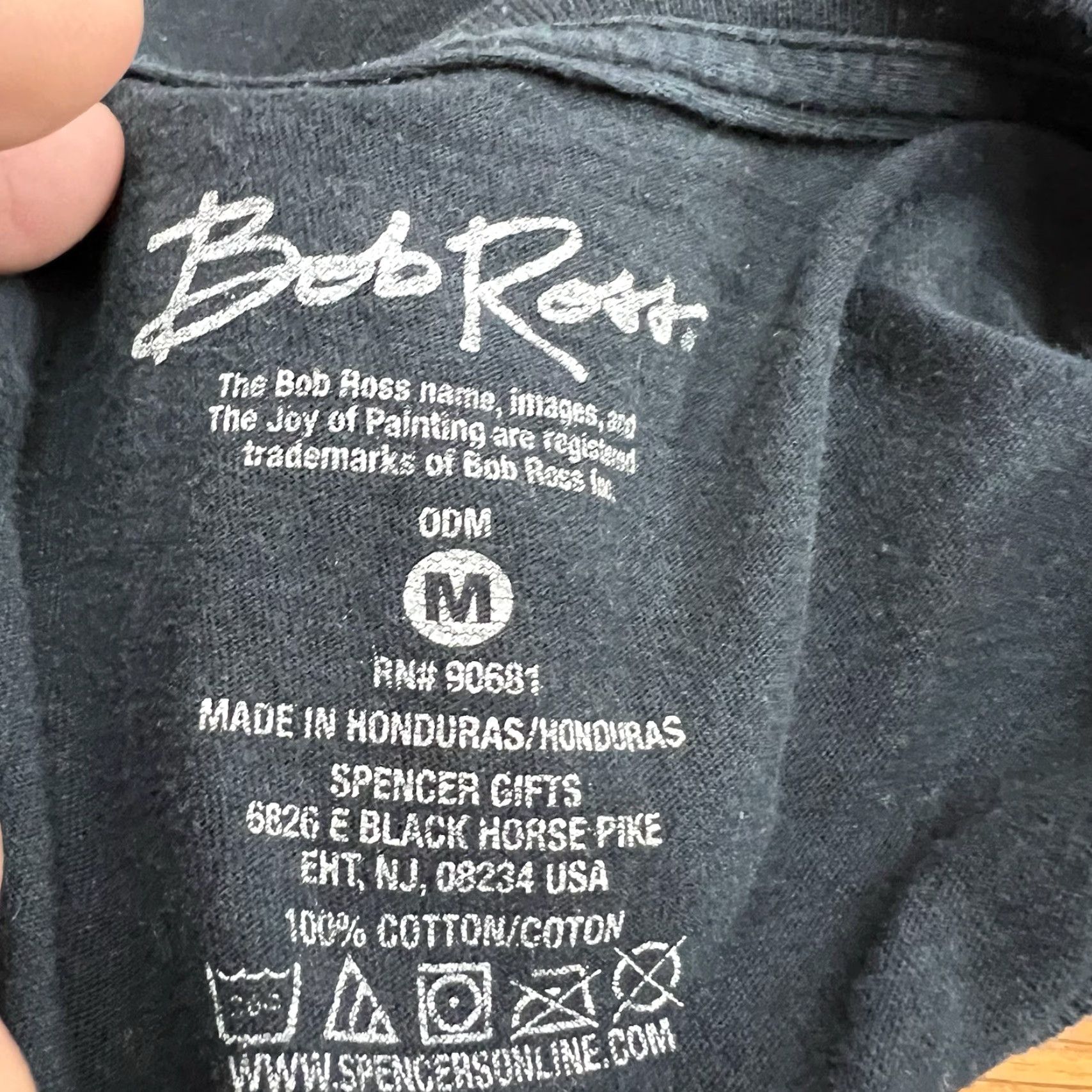 Vintage Bob Ross Men’s Painter Galaxy Palette T-Shirt Sz S Black Shirt Mens Graphic Tee 100% Cotton Crew Neck Short Sleeve Vintage No Size US M / EU 48-50 / 2 - 4 Thumbnail