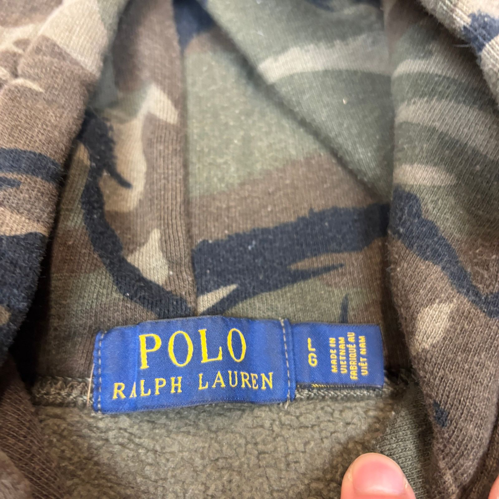 Polo Ralph Lauren Polo Ralph Lauren Camo Hoodie Sweatshirt Men's Large Lounge Size US L / EU 52-54 / 3 - 4 Thumbnail