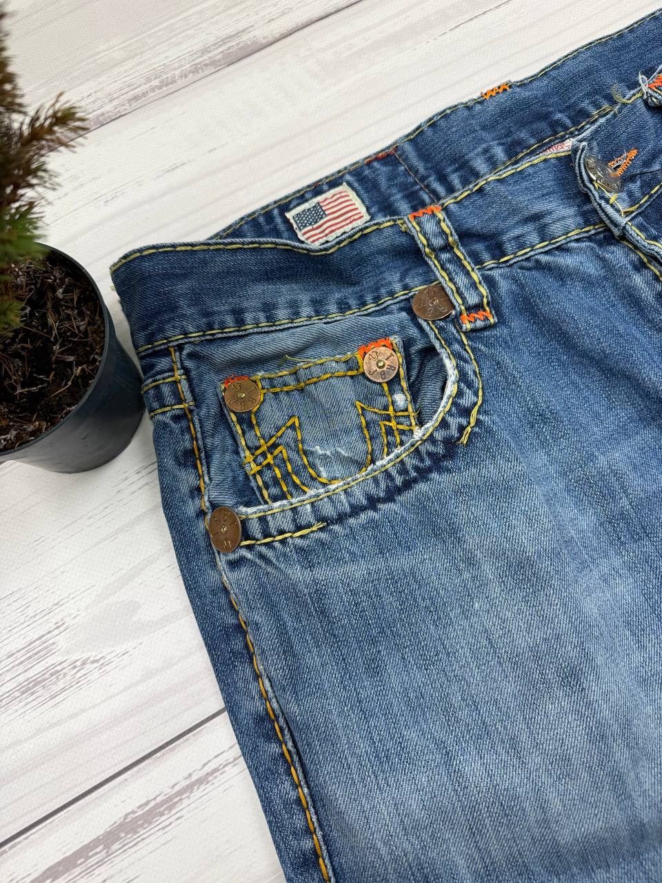 True Religion Vintage True Religion Jeans straight leg - blue Made U.S.A Size US 36 / EU 52 - 10 Thumbnail