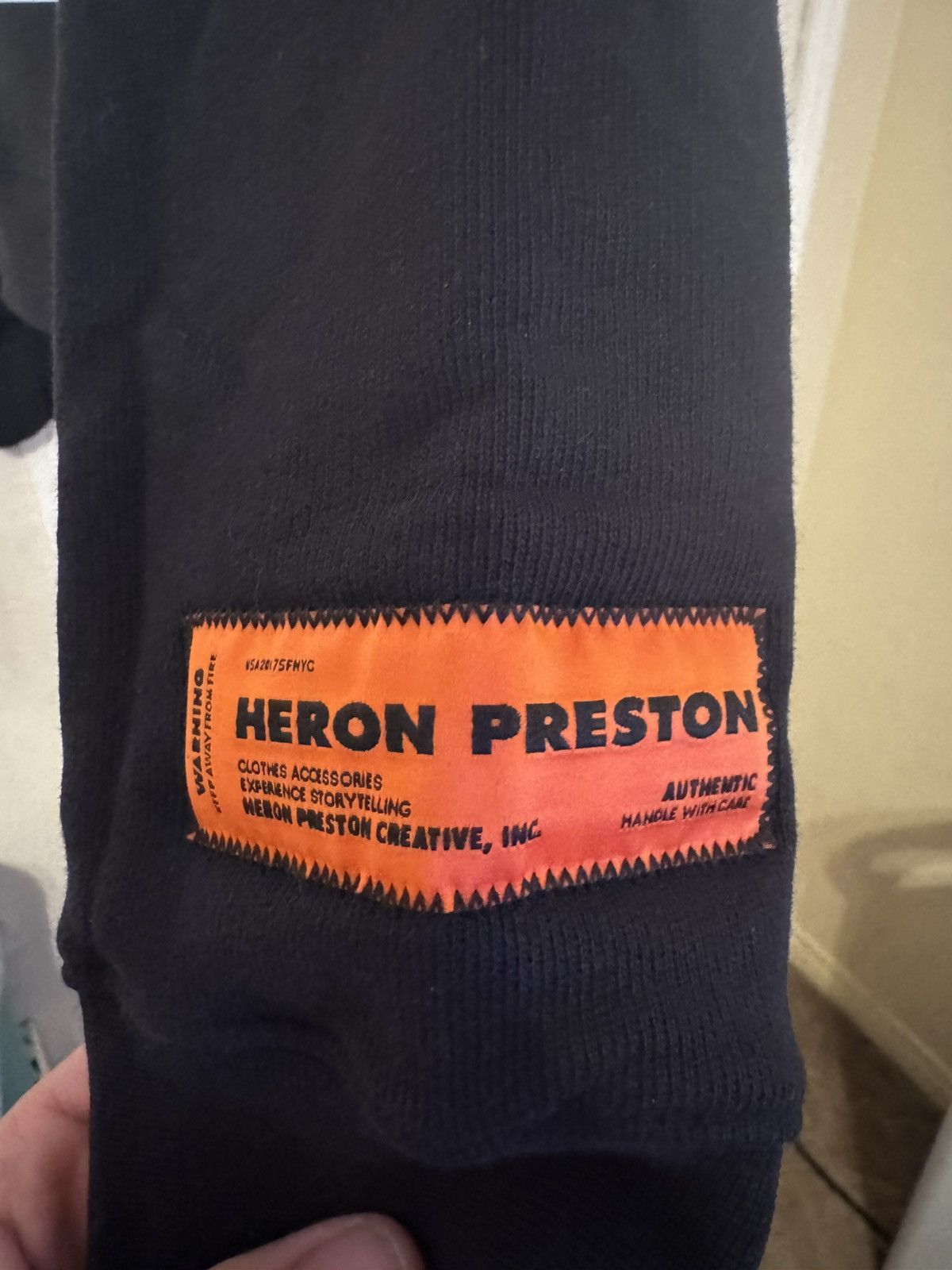 Designer × Heron Preston Heron Preston Censored black crewneck sweatshirt size SMALL Size US S / EU 44-46 / 1 - 2 Thumbnail